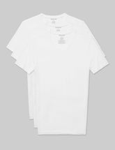 Second Skin High V-Neck Stay-Tucked Undershirt (3-Pack)
