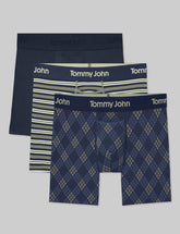 Second Skin Mid-Length Boxer Brief 6" (3-Pack)