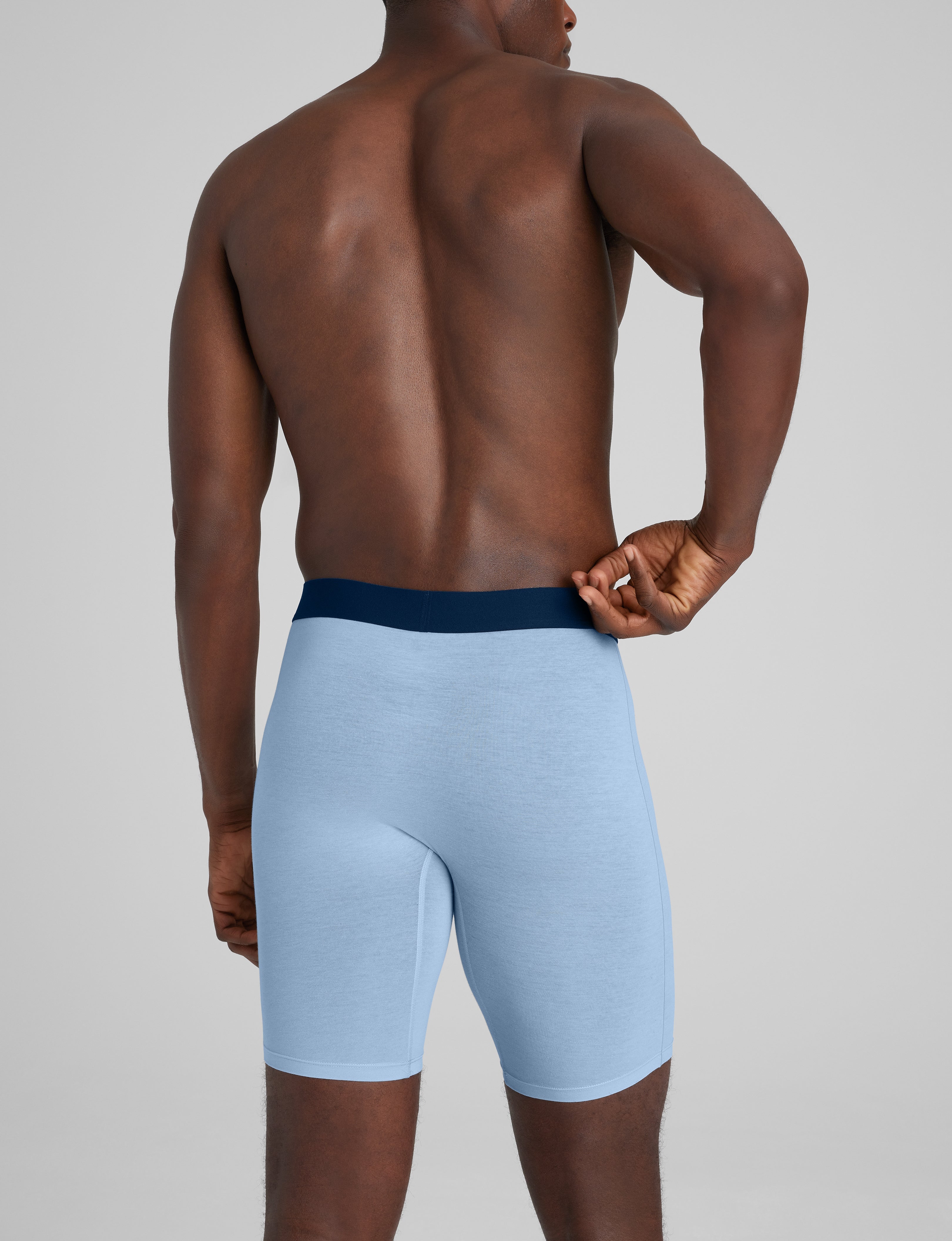 Cool Cotton Boxer Brief 8"