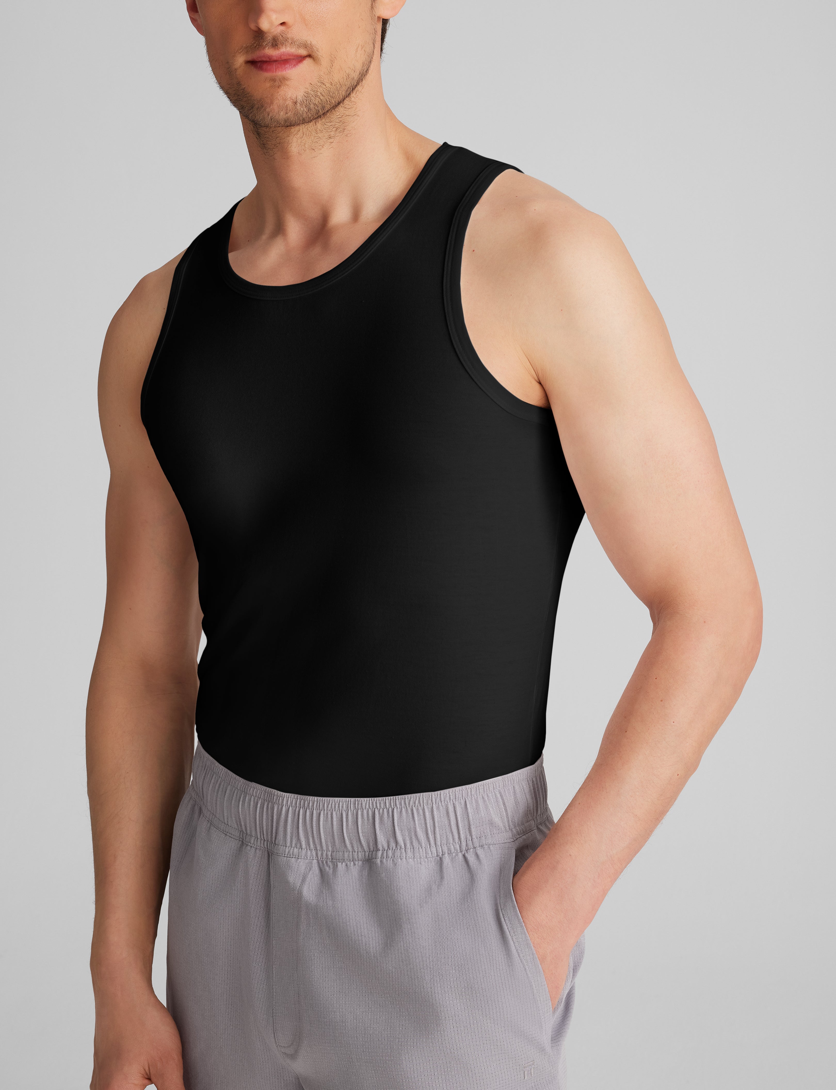 Cool Cotton Tank Stay-Tucked Undershirt (6-Pack)