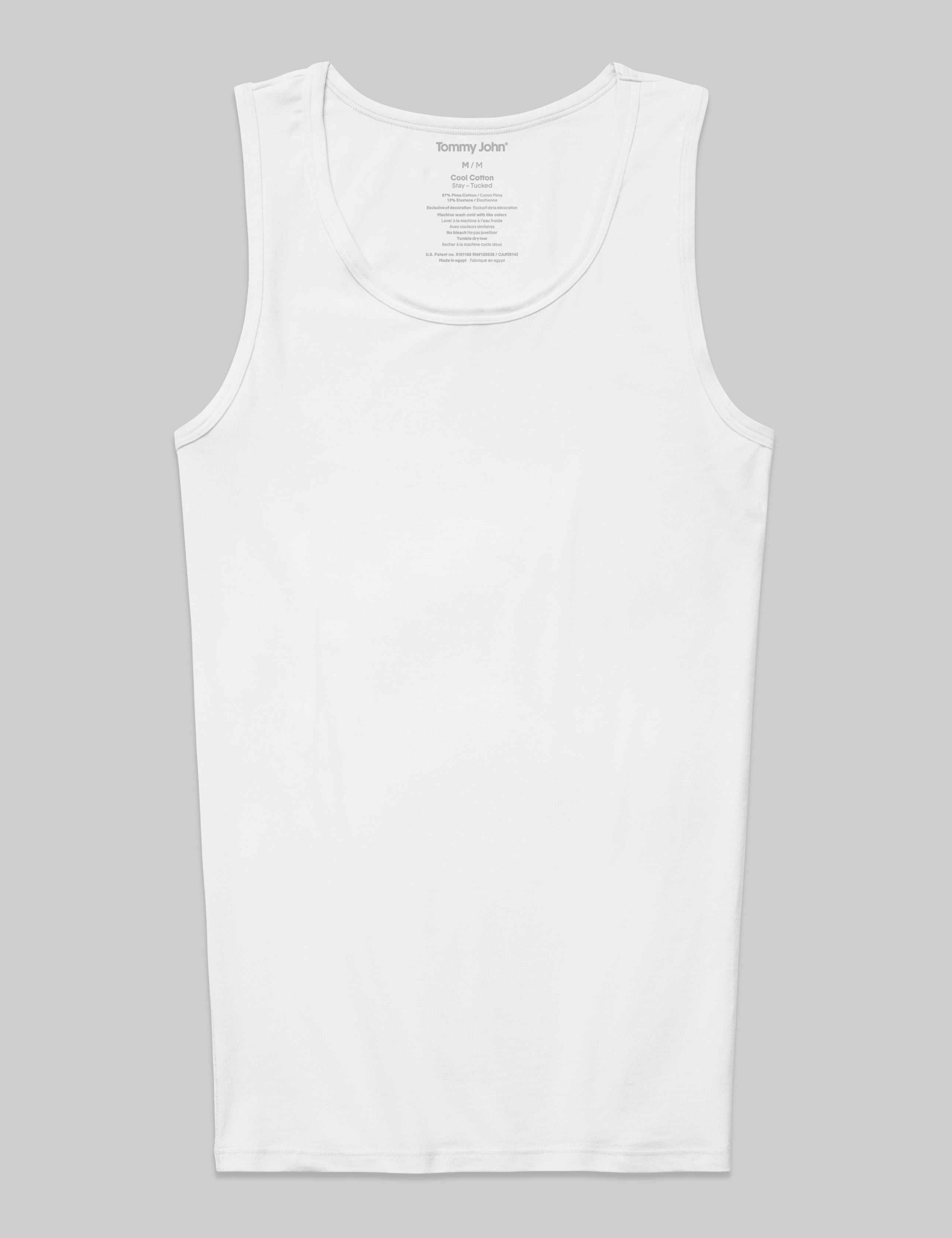 Cool Cotton Tank Stay-Tucked Undershirt