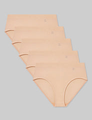 Women's Second Skin High Rise Brief (5-Pack)