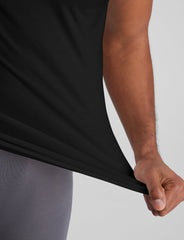 Cool Cotton High V-Neck Stay-Tucked Undershirt