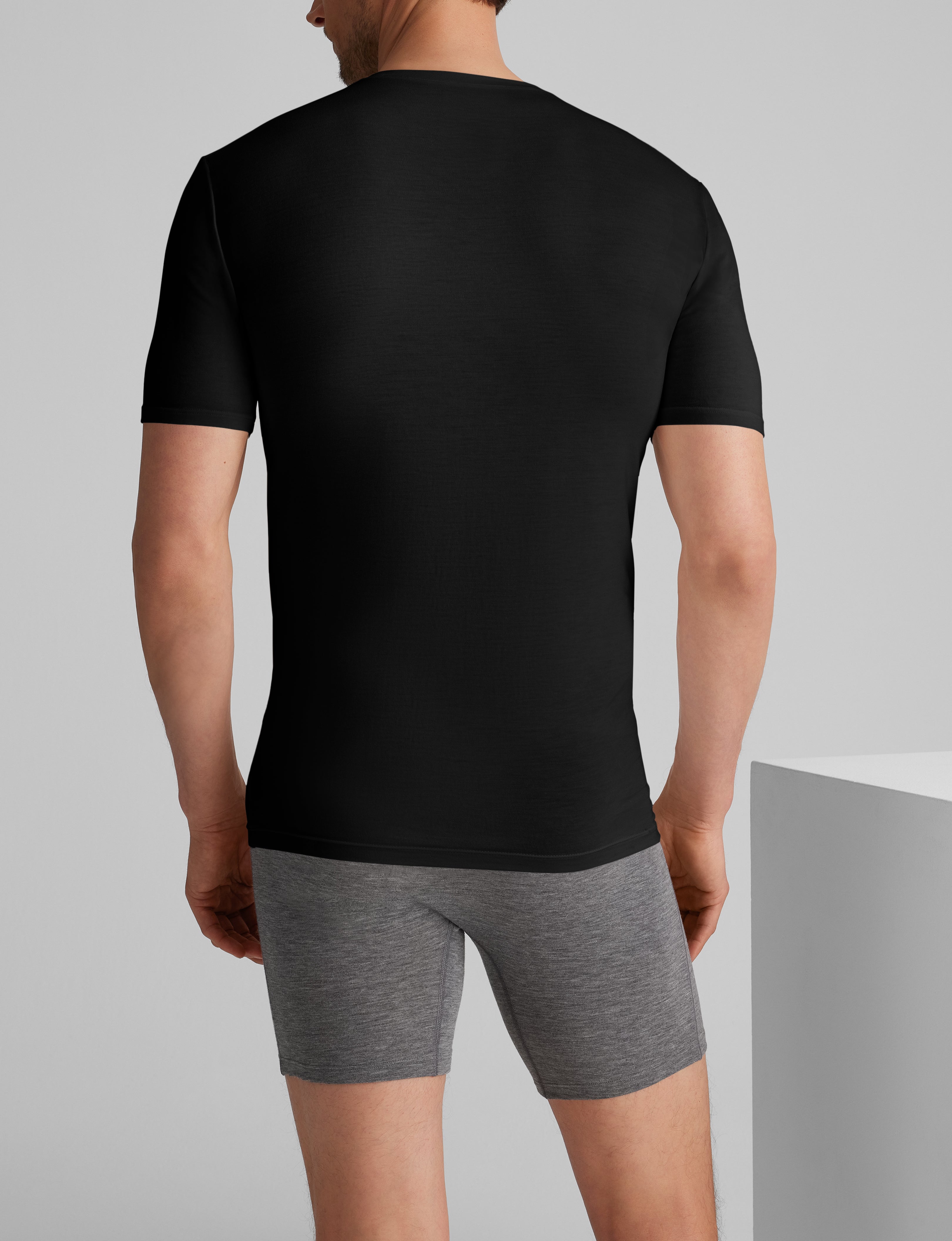 Second Skin High V-Neck Stay-Tucked Undershirt