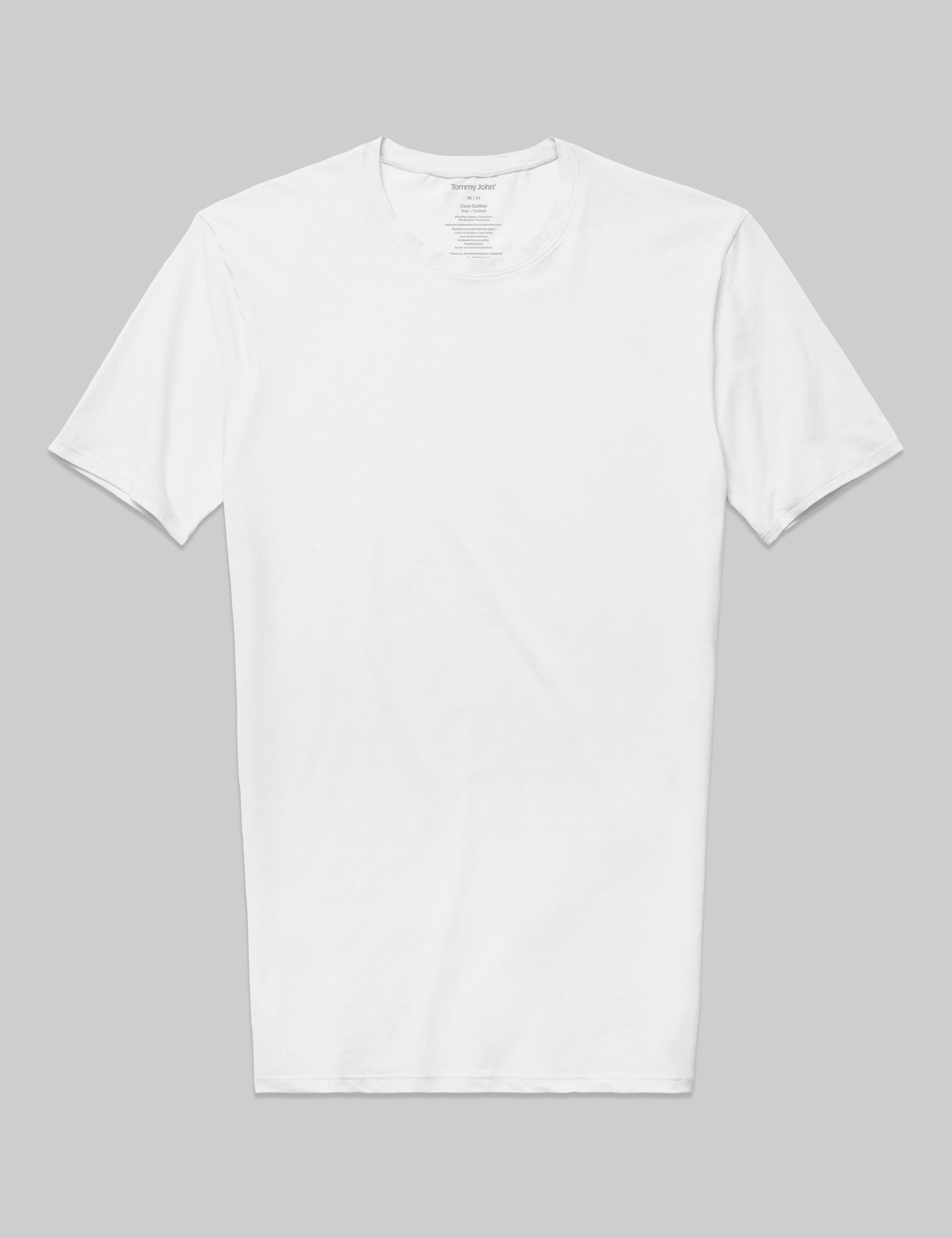 Cool Cotton Crew Neck Stay-Tucked Undershirt