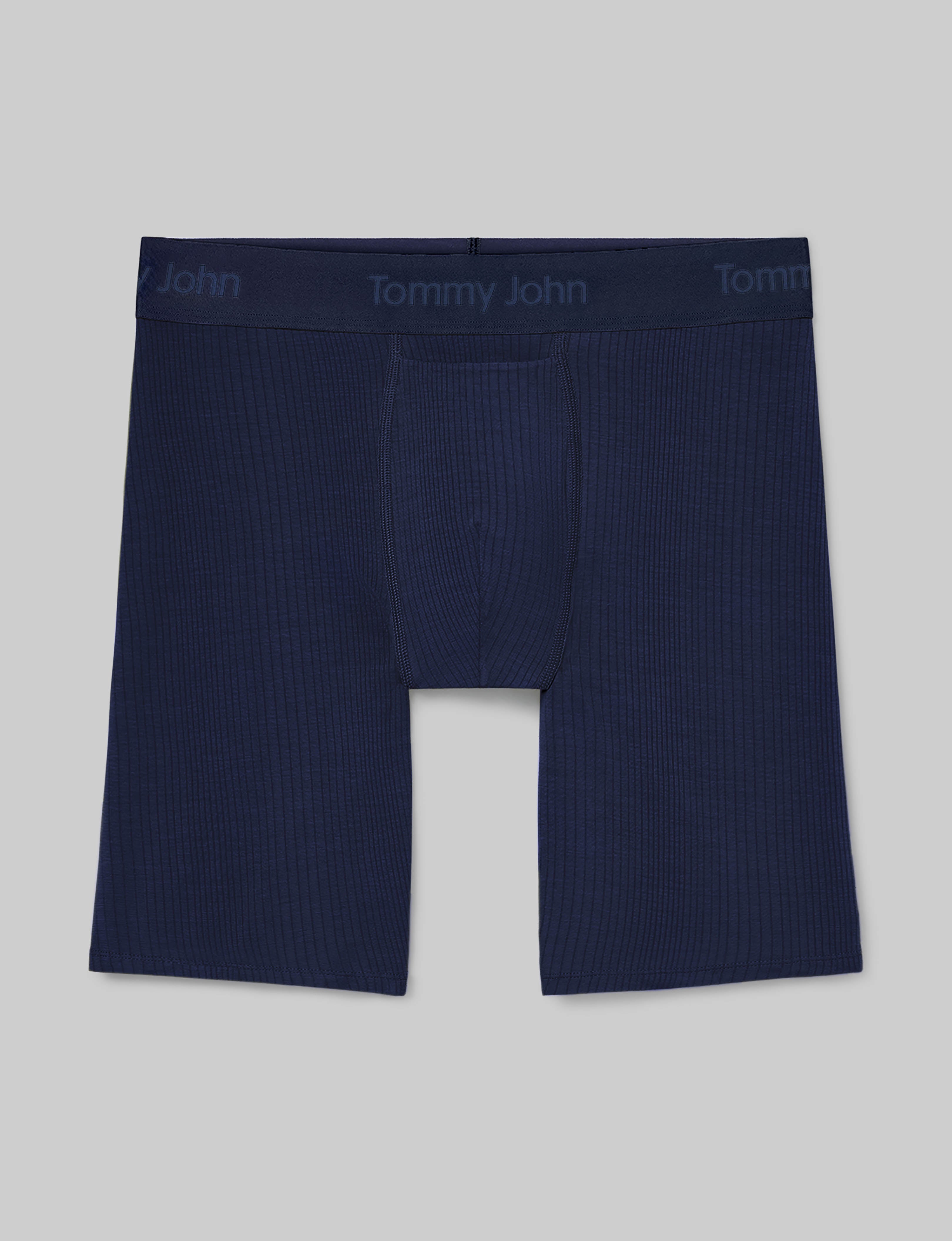 Second Skin Luxe Rib Boxer Brief 8"