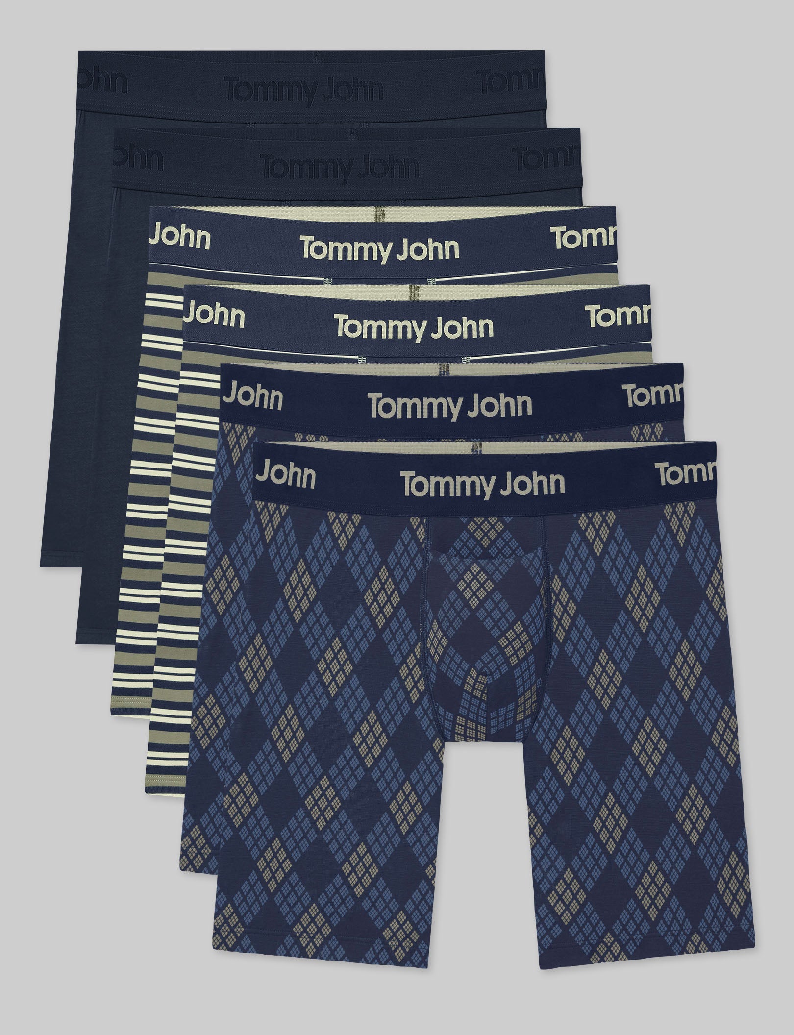 Second Skin Boxer Brief 8" (6-Pack)