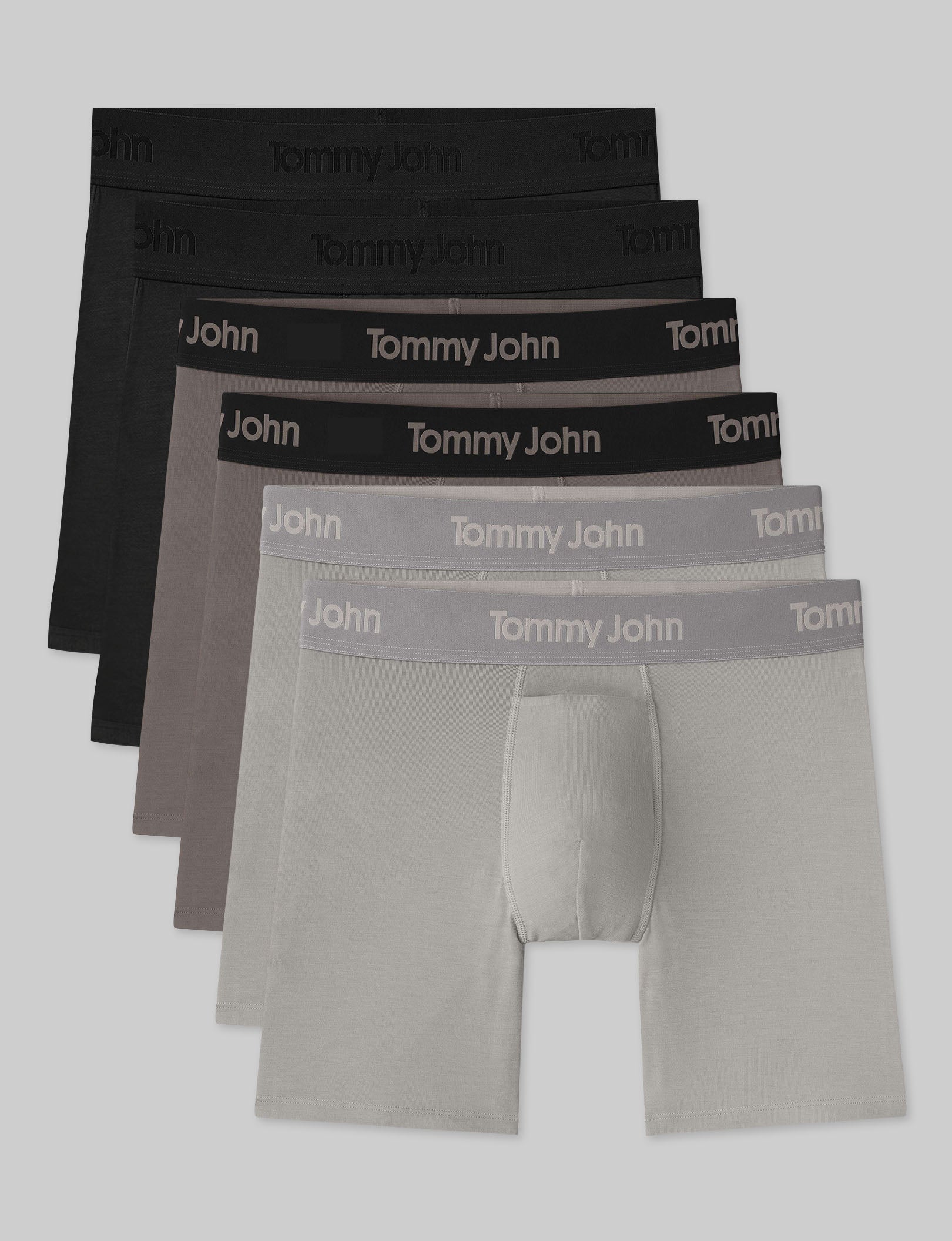 Second Skin Mid-Length Boxer Brief 6" (6-Pack)
