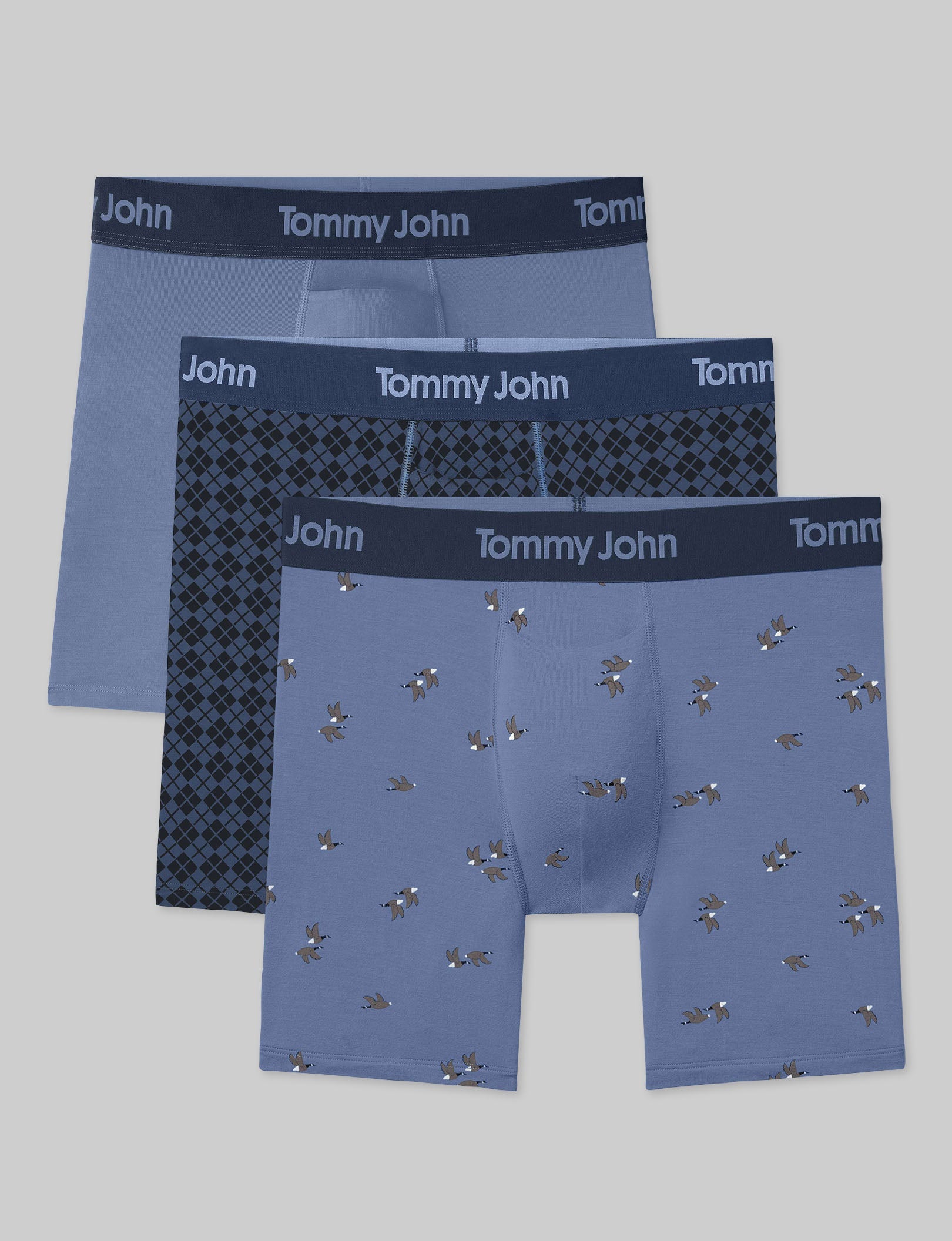 Second Skin Mid-Length Boxer Brief 6" (3-Pack)