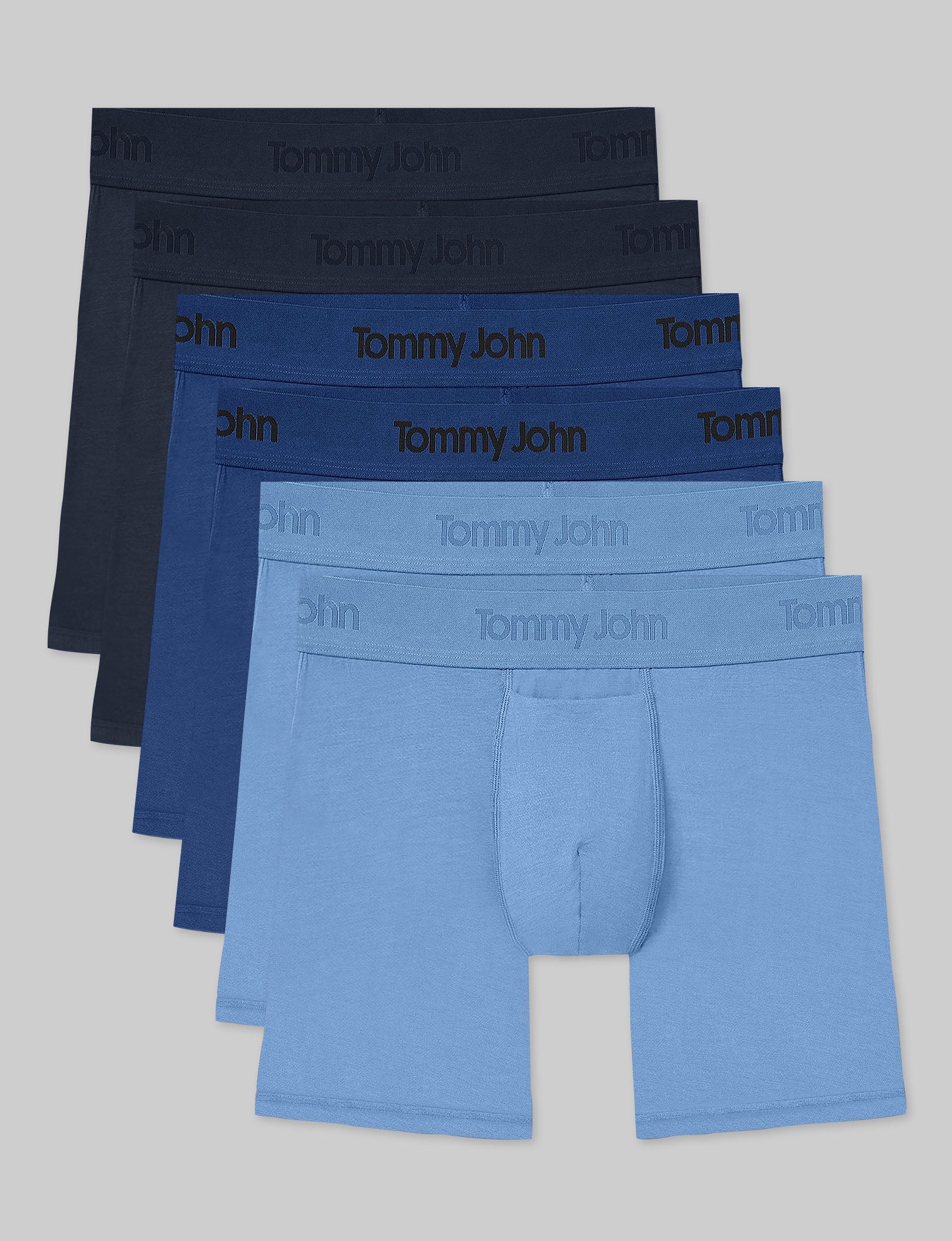 Second Skin Mid-Length Boxer Brief 6" (6-Pack)