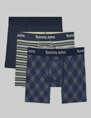 Second Skin Mid-Length Boxer Brief 6" (3-Pack)