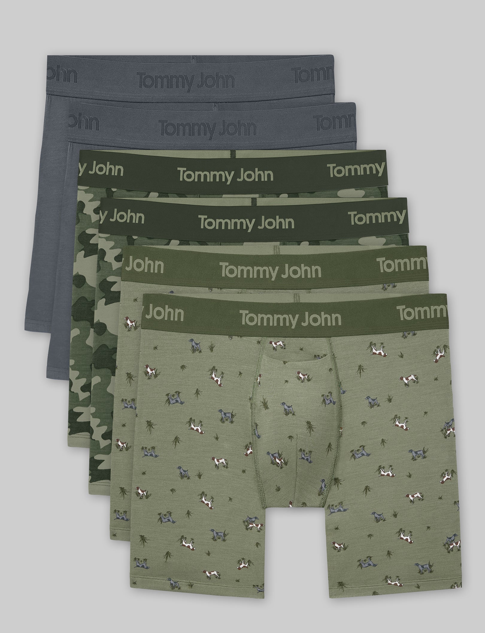 Second Skin Mid-Length Boxer Brief 6" (6-Pack)