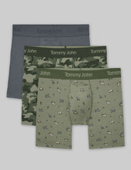 Second Skin Mid-Length Boxer Brief 6" (3-Pack)