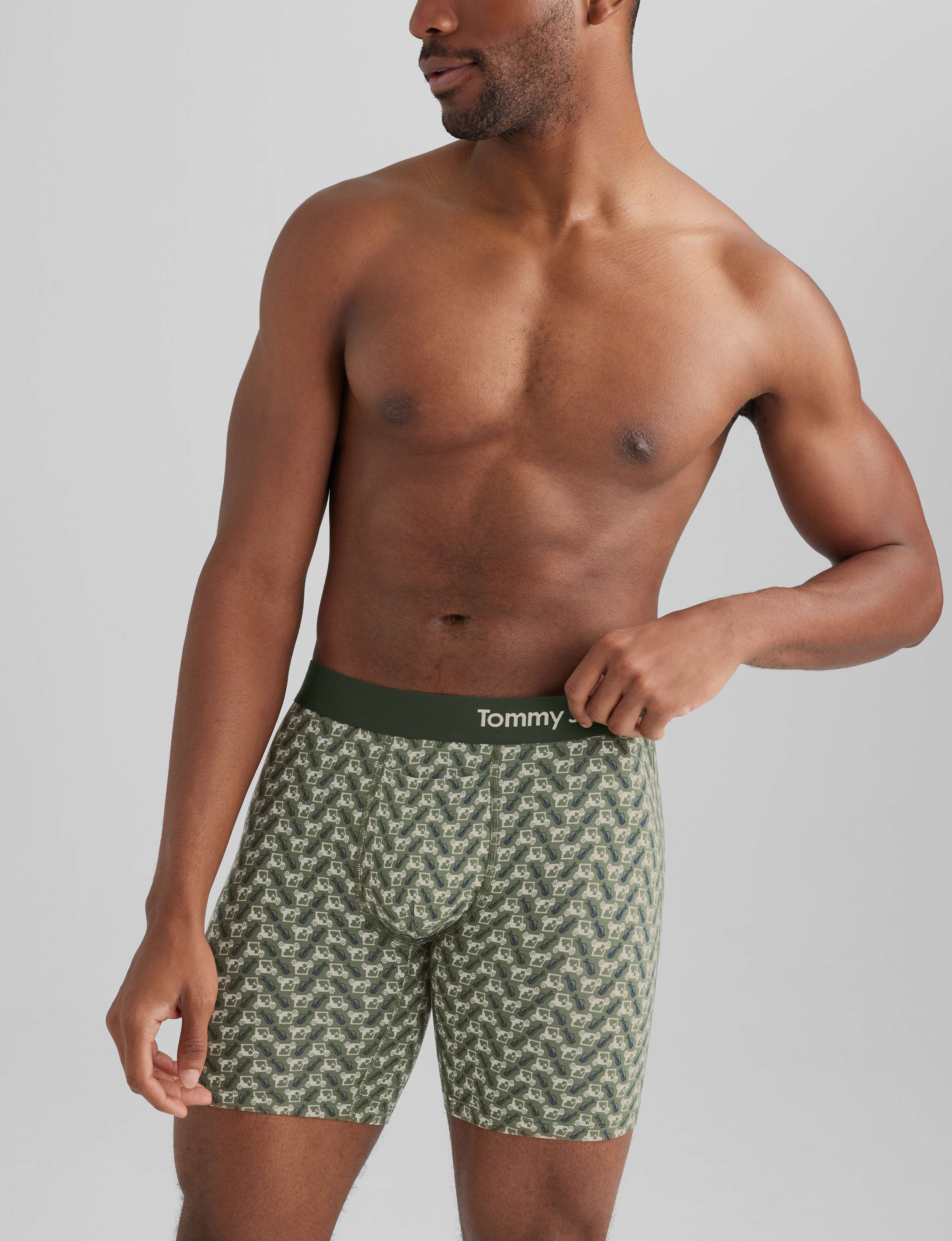 Cool Cotton Mid-Length Boxer Brief 6"