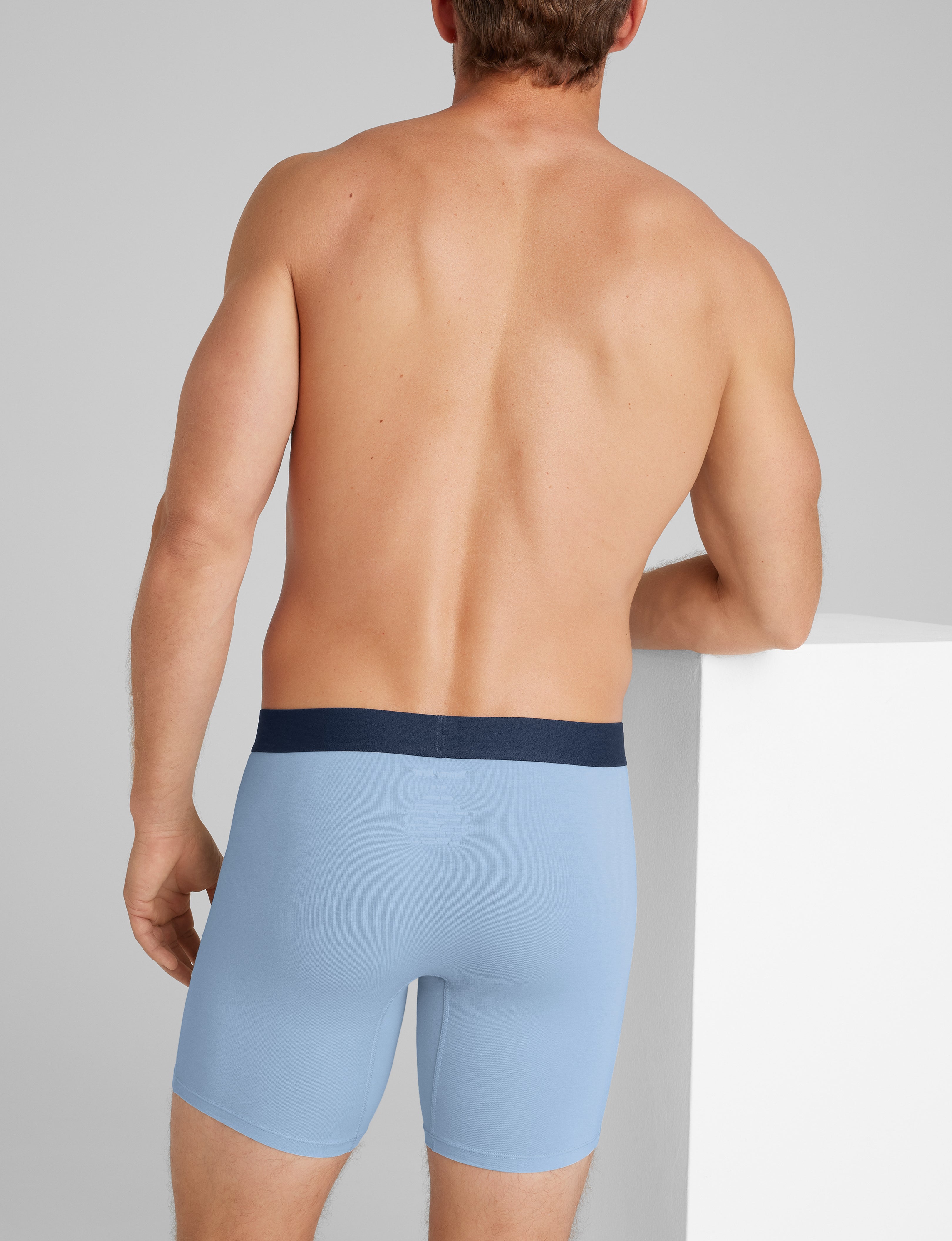 Cool Cotton Mid-Length Boxer Brief 6"