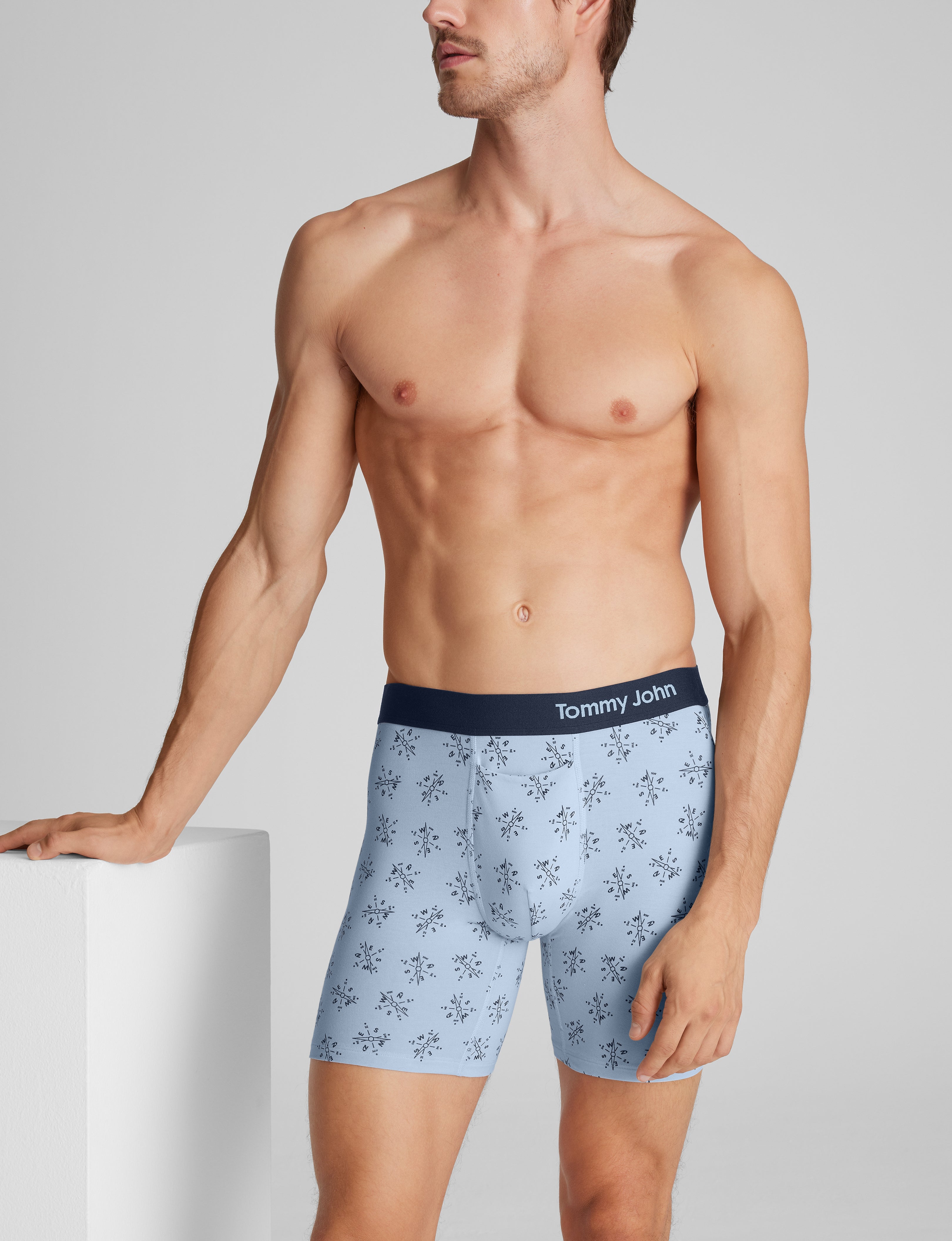 Cool Cotton Mid-Length Boxer Brief 6"