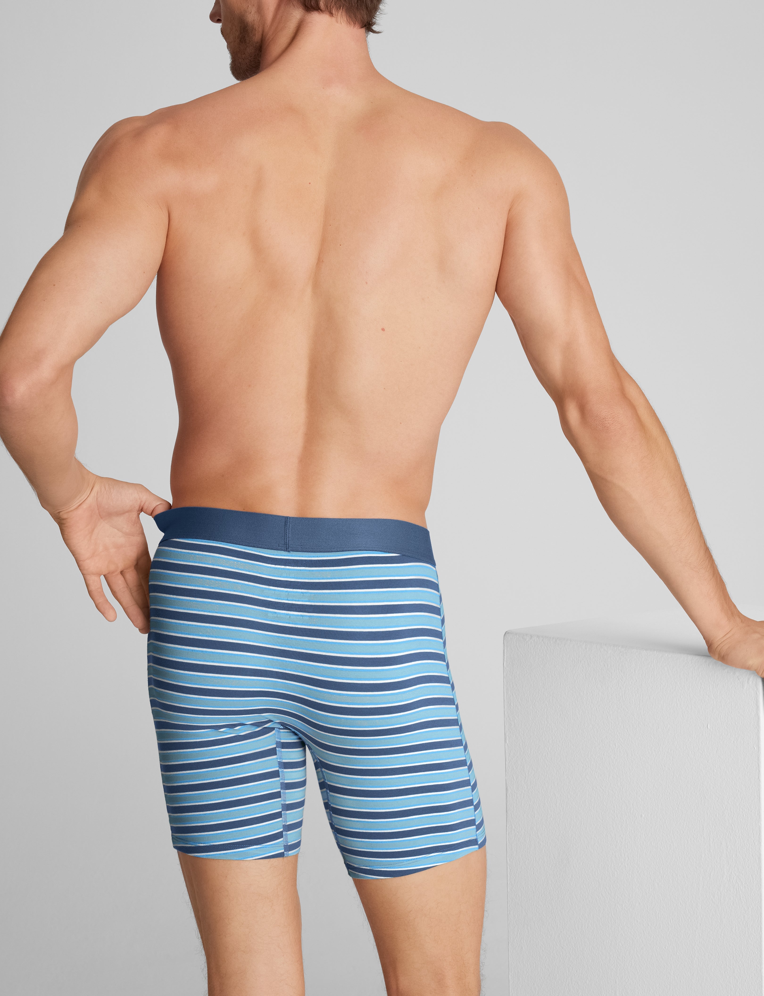 Cool Cotton Mid-Length Boxer Brief 6"
