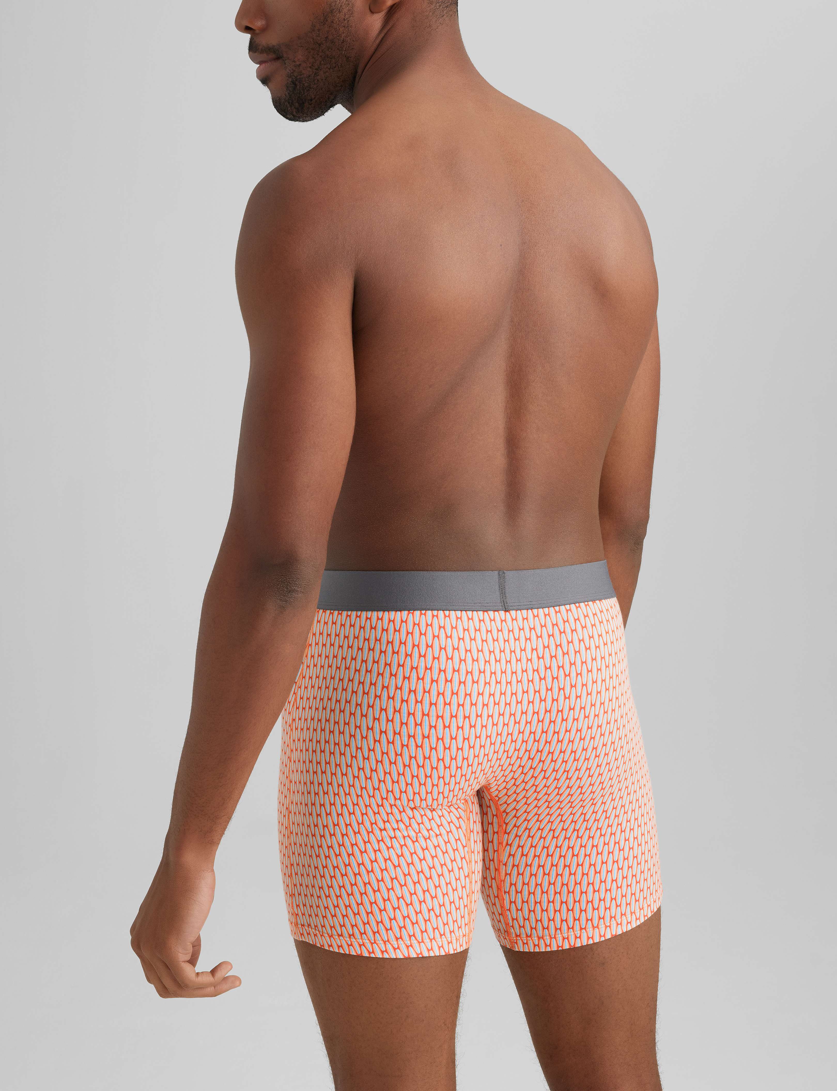 Cool Cotton Mid-Length Boxer Brief 6"