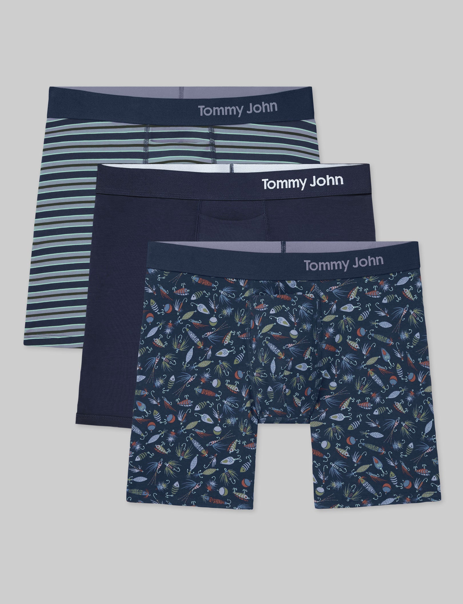 Cool Cotton Mid-Length Boxer Brief 6" (3-Pack)