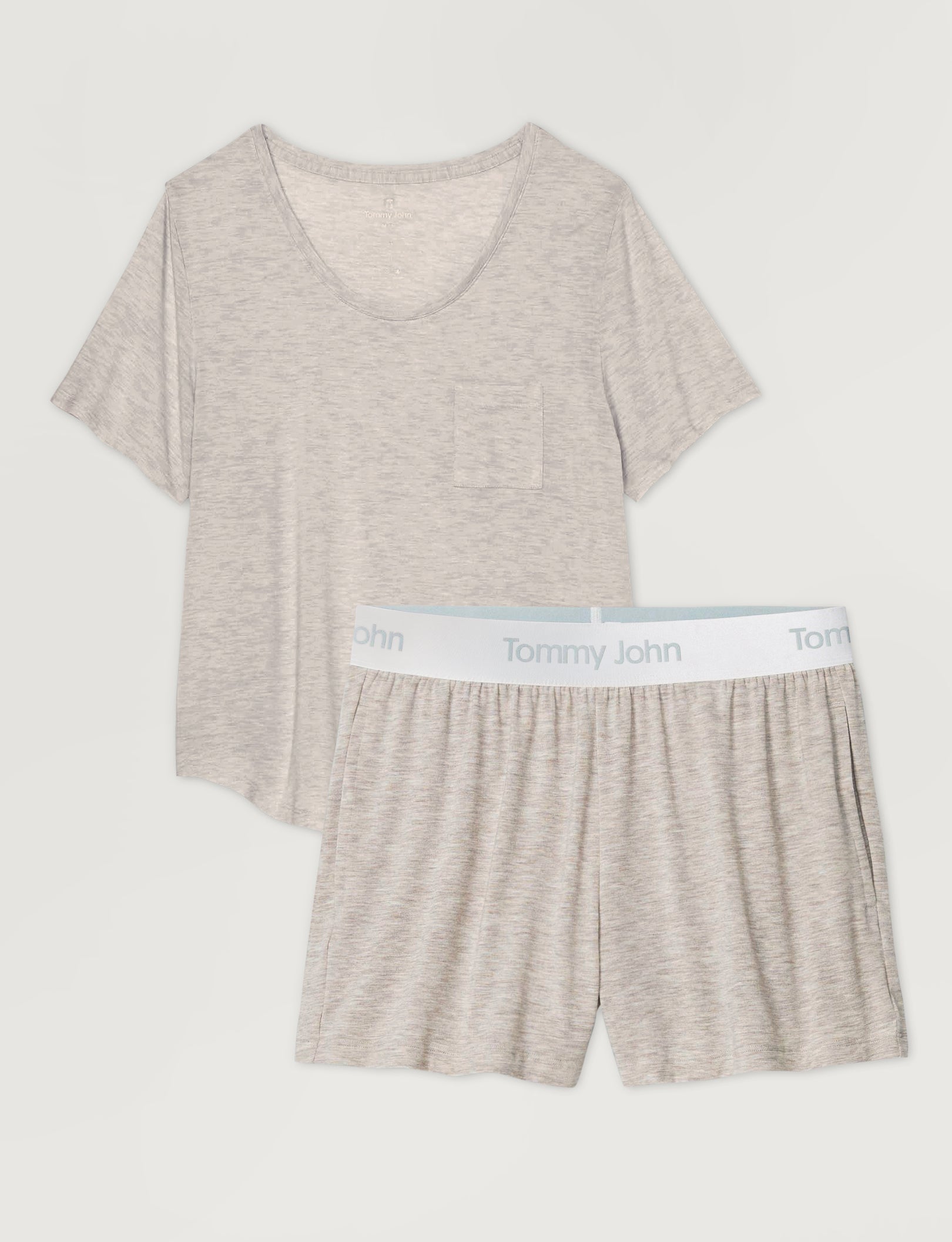 Women's Second Skin Sleep Pocket Tee & Short Set