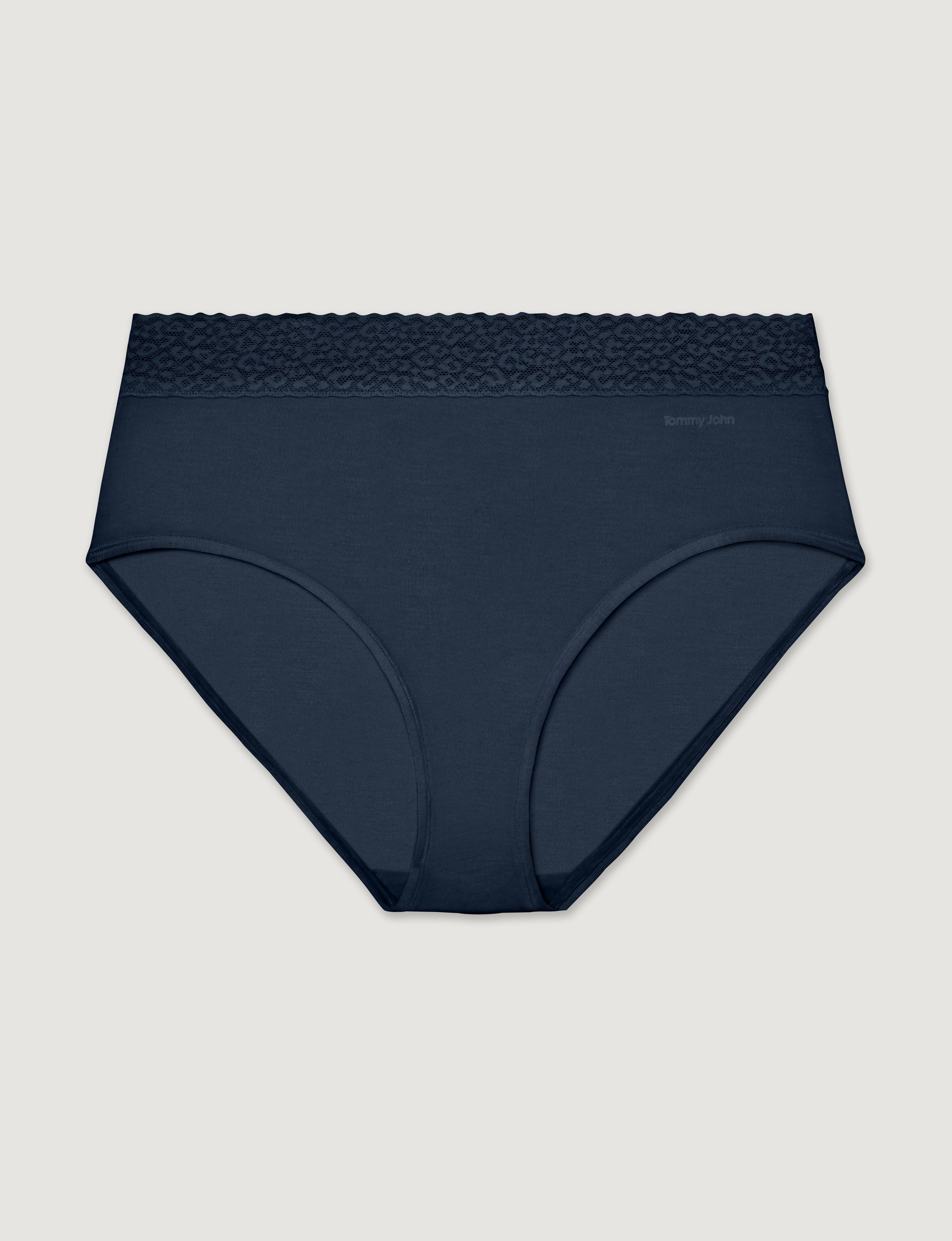 Women's Second Skin High Rise Brief, Lace Waist