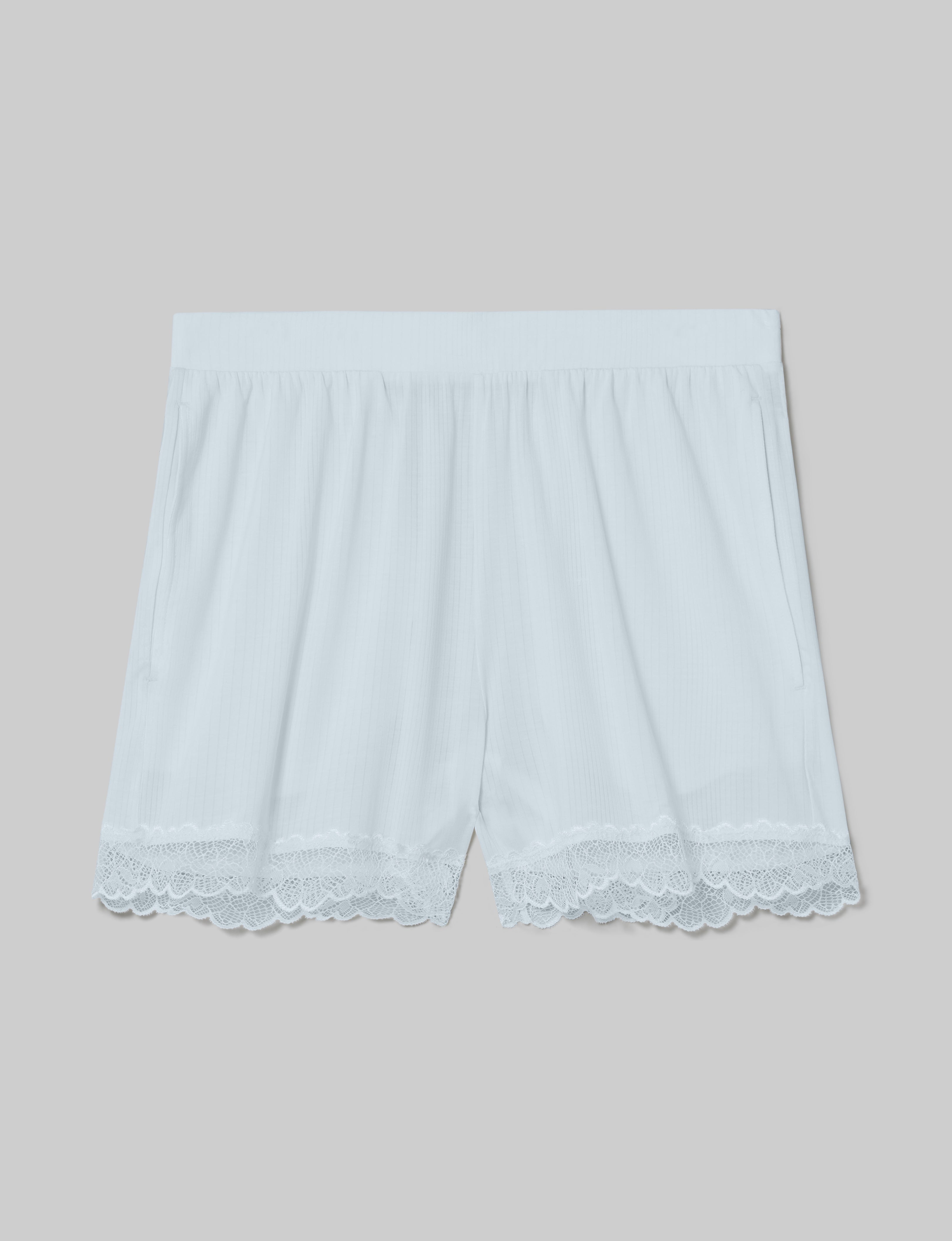 Women's Second Skin Luxe Rib Lace Short