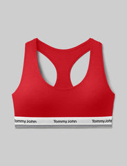 Signature Cotton Scoop Bralette