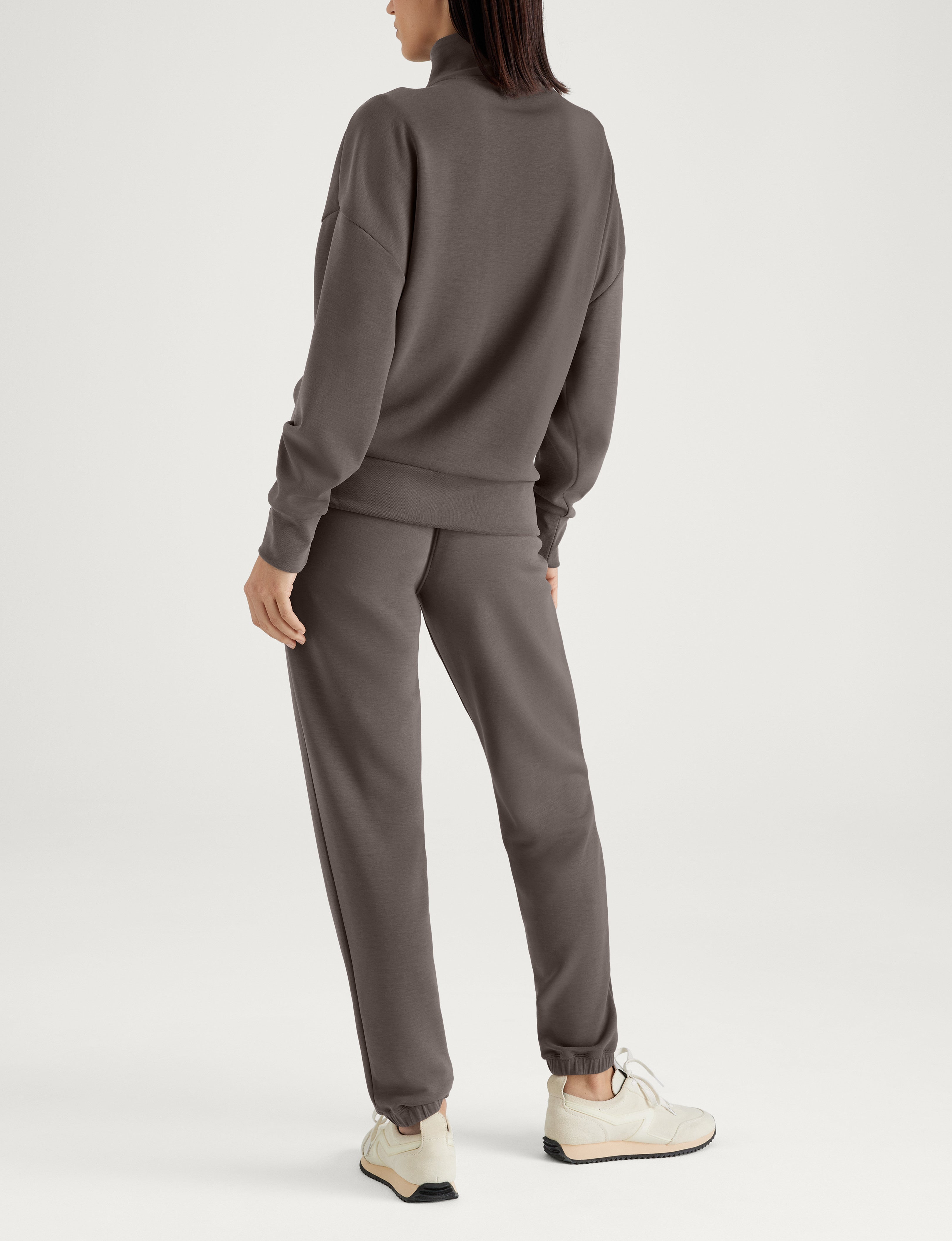 Women's Luxe Traveler Knit Quarter Zip & Jogger Set