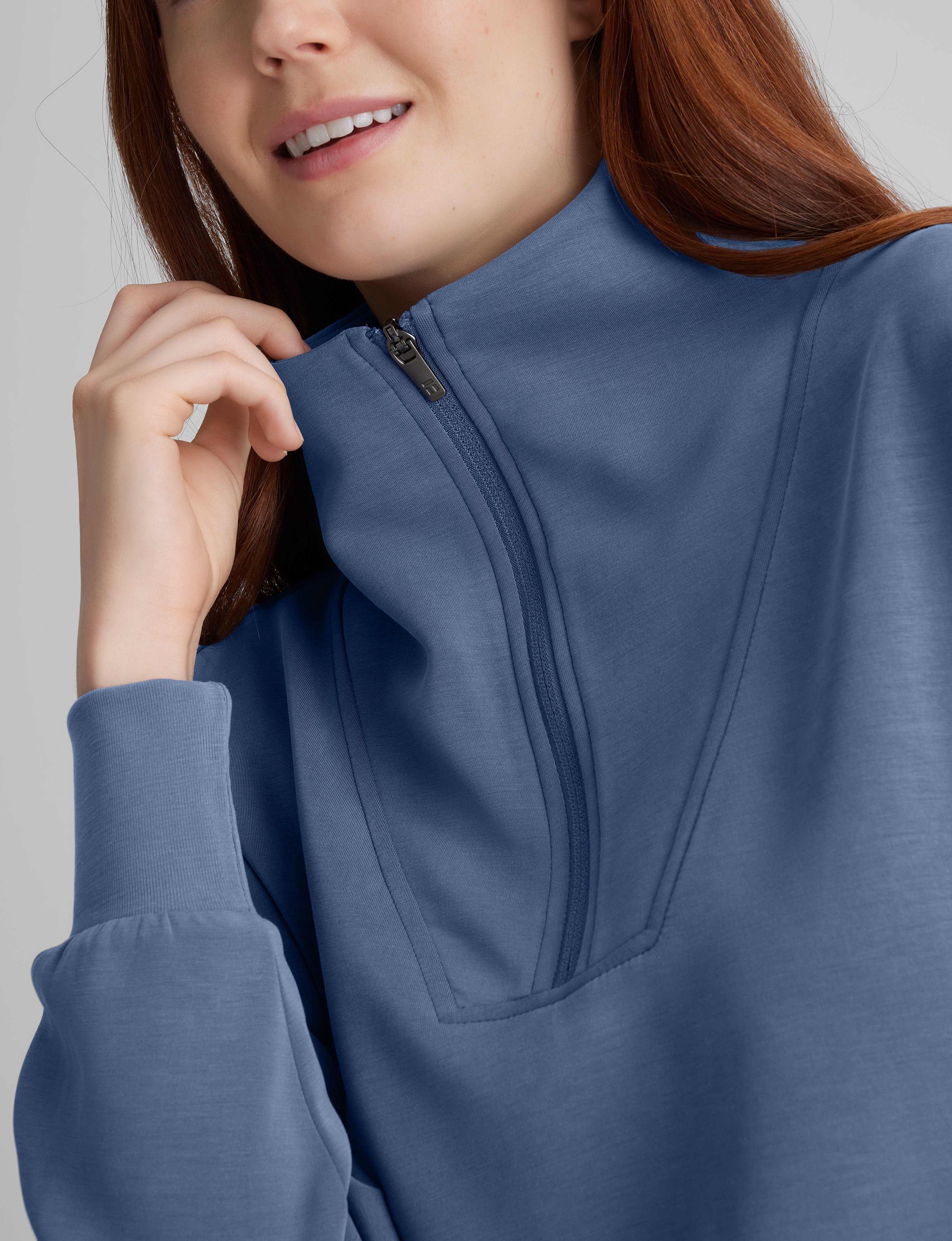 Women's Luxe Traveler Knit Quarter-Zip