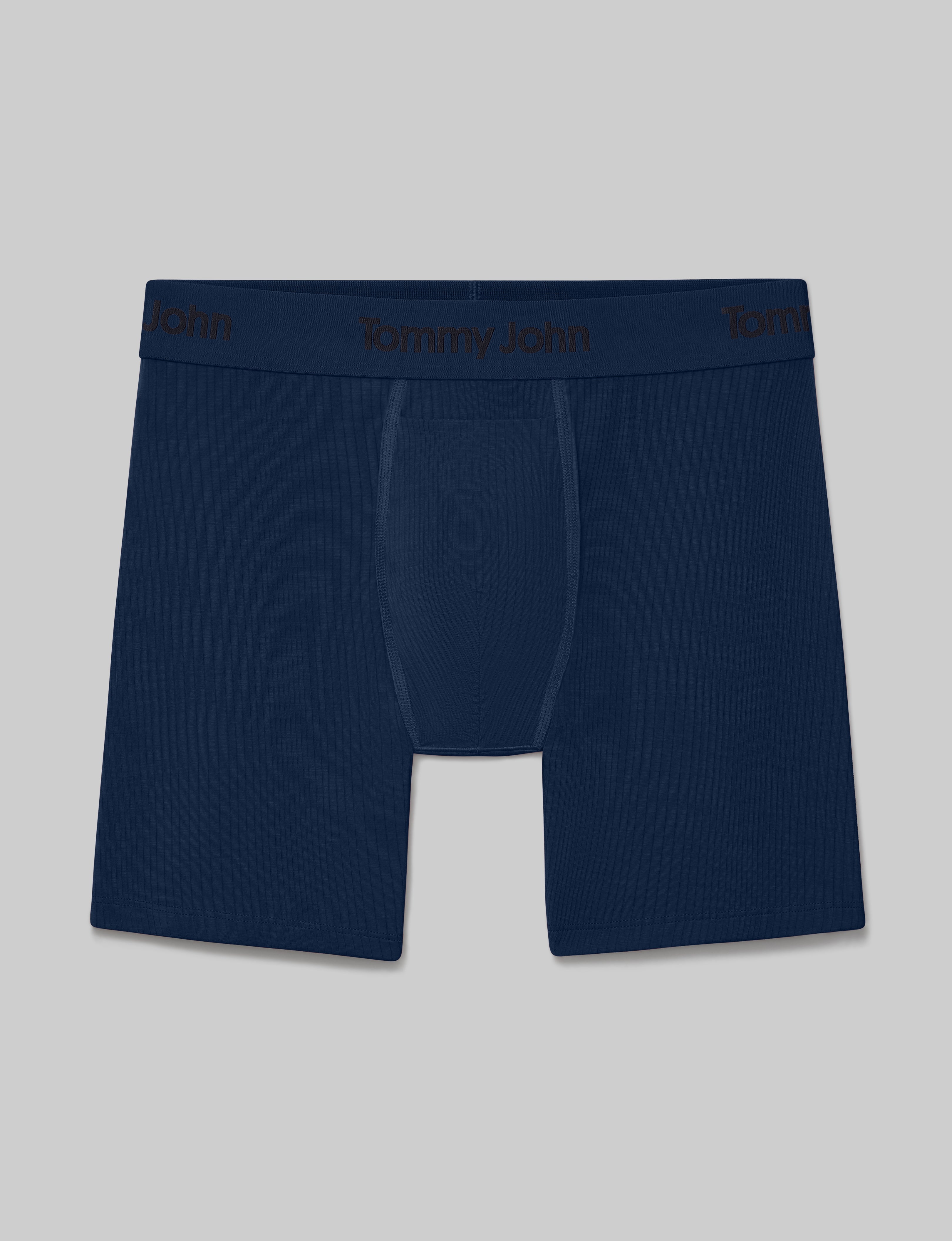 Second Skin Luxe Rib Mid-Length Boxer Brief 6"