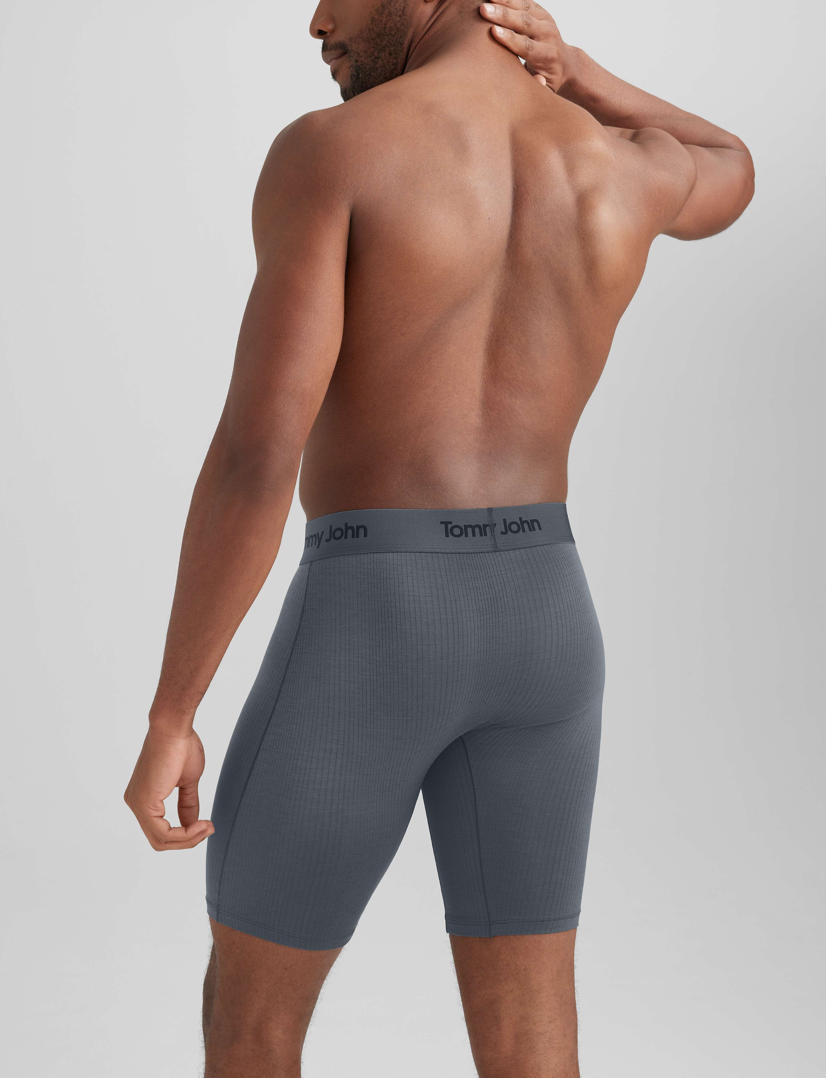 Second Skin Luxe Rib Boxer Brief 8" (6-Pack)