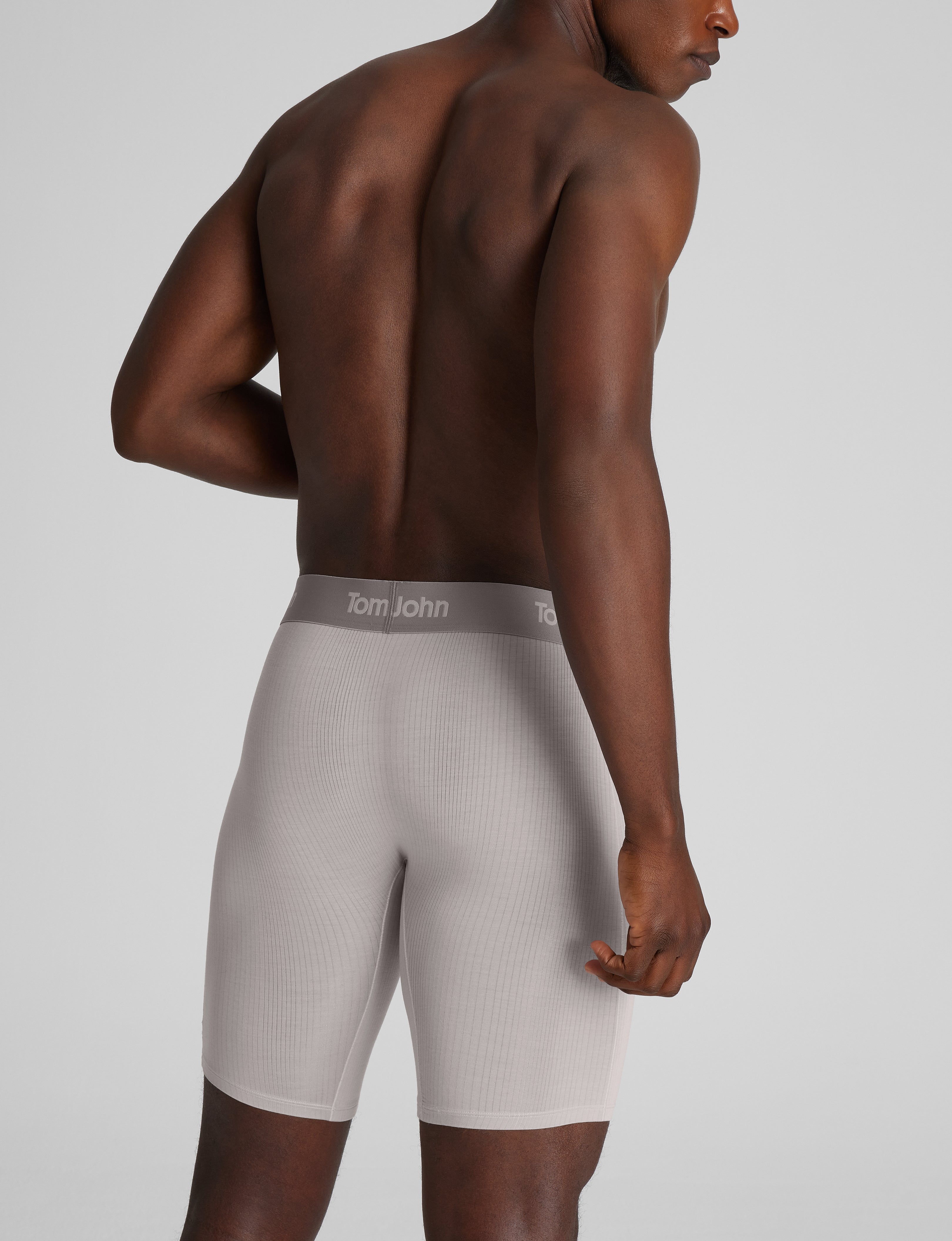 Second Skin Luxe Rib Boxer Brief 8"