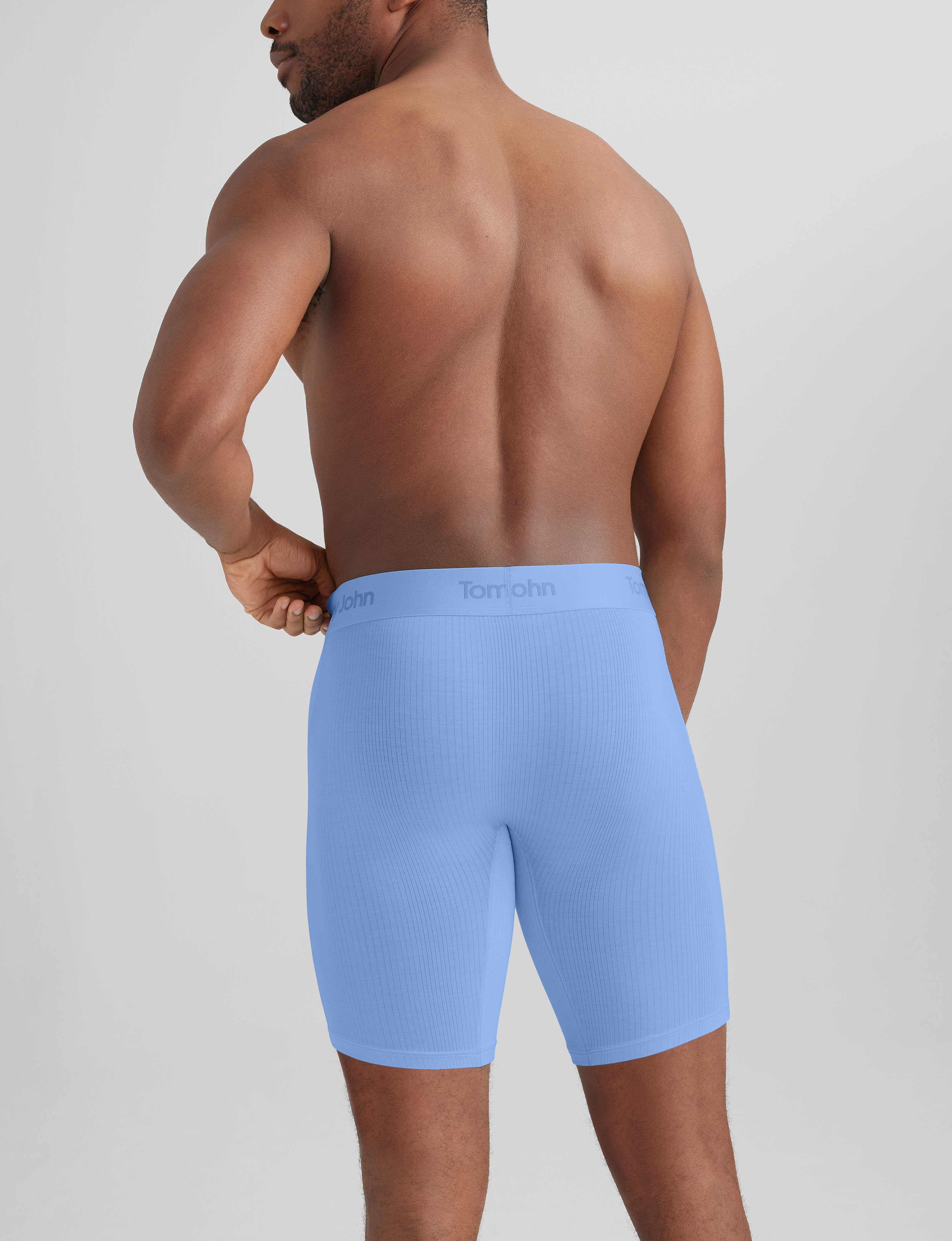 Second Skin Luxe Rib Boxer Brief 8"