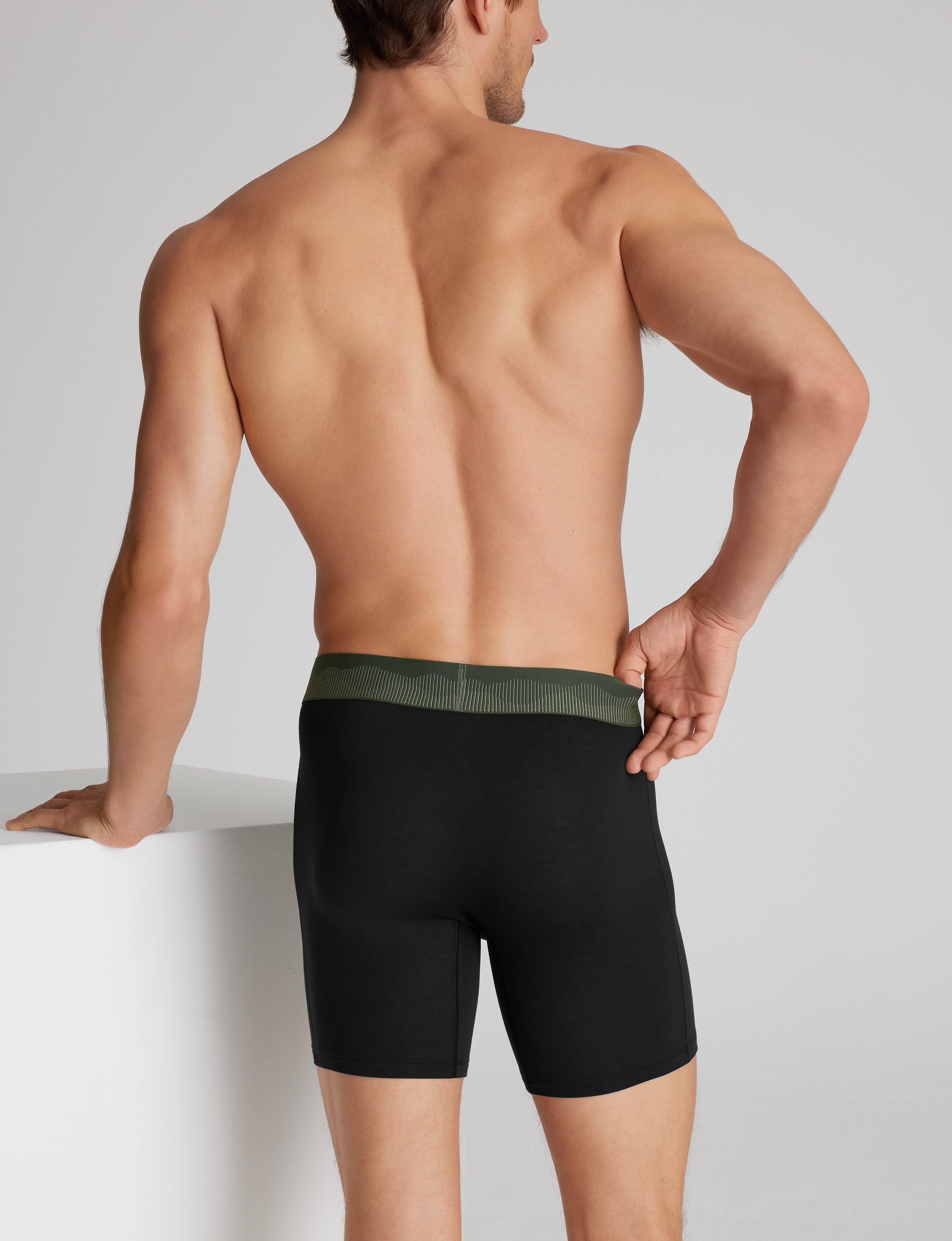Second Skin Mid-Length Boxer Brief 6" (3-Pack)