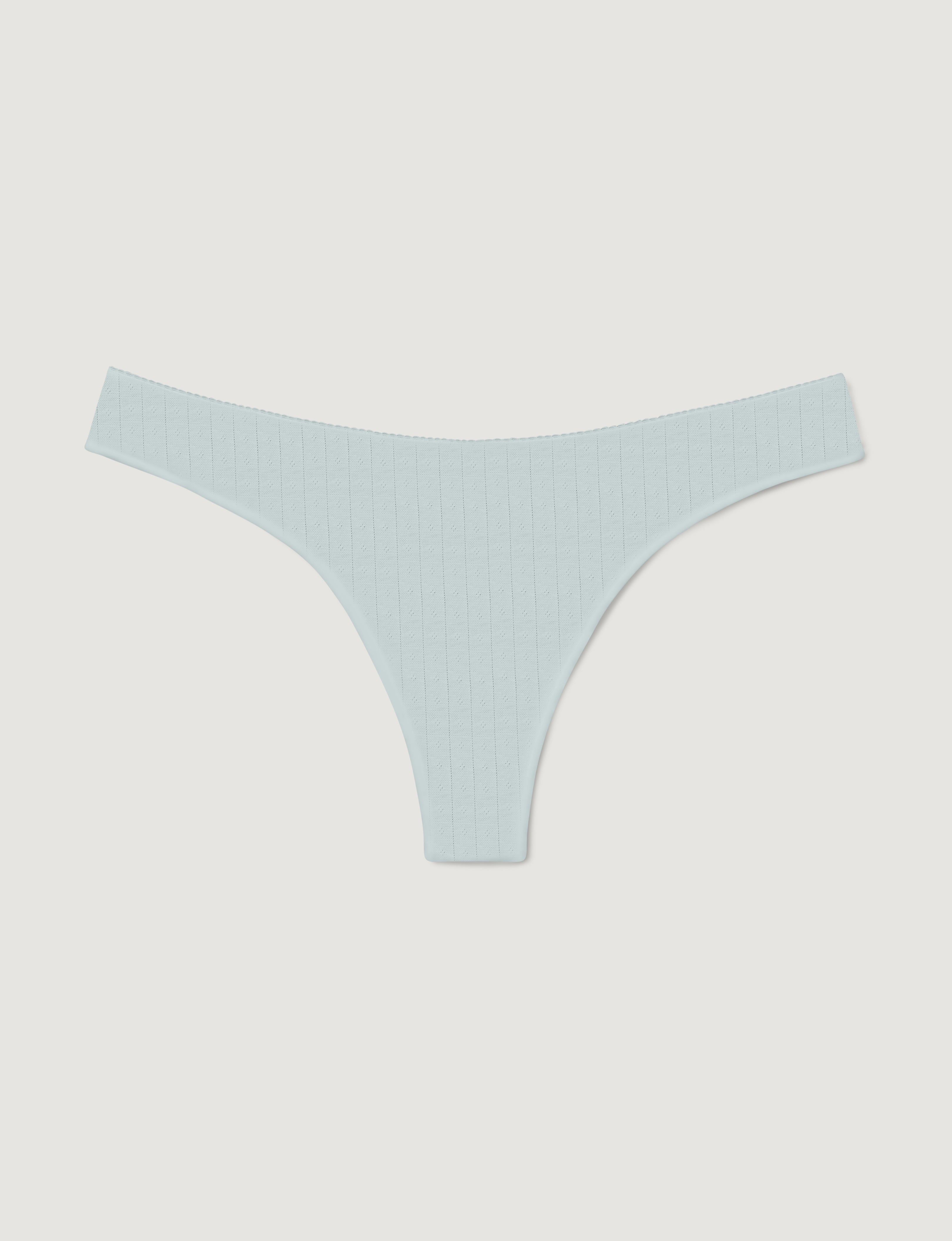 Women's Cotton Pointelle Thong