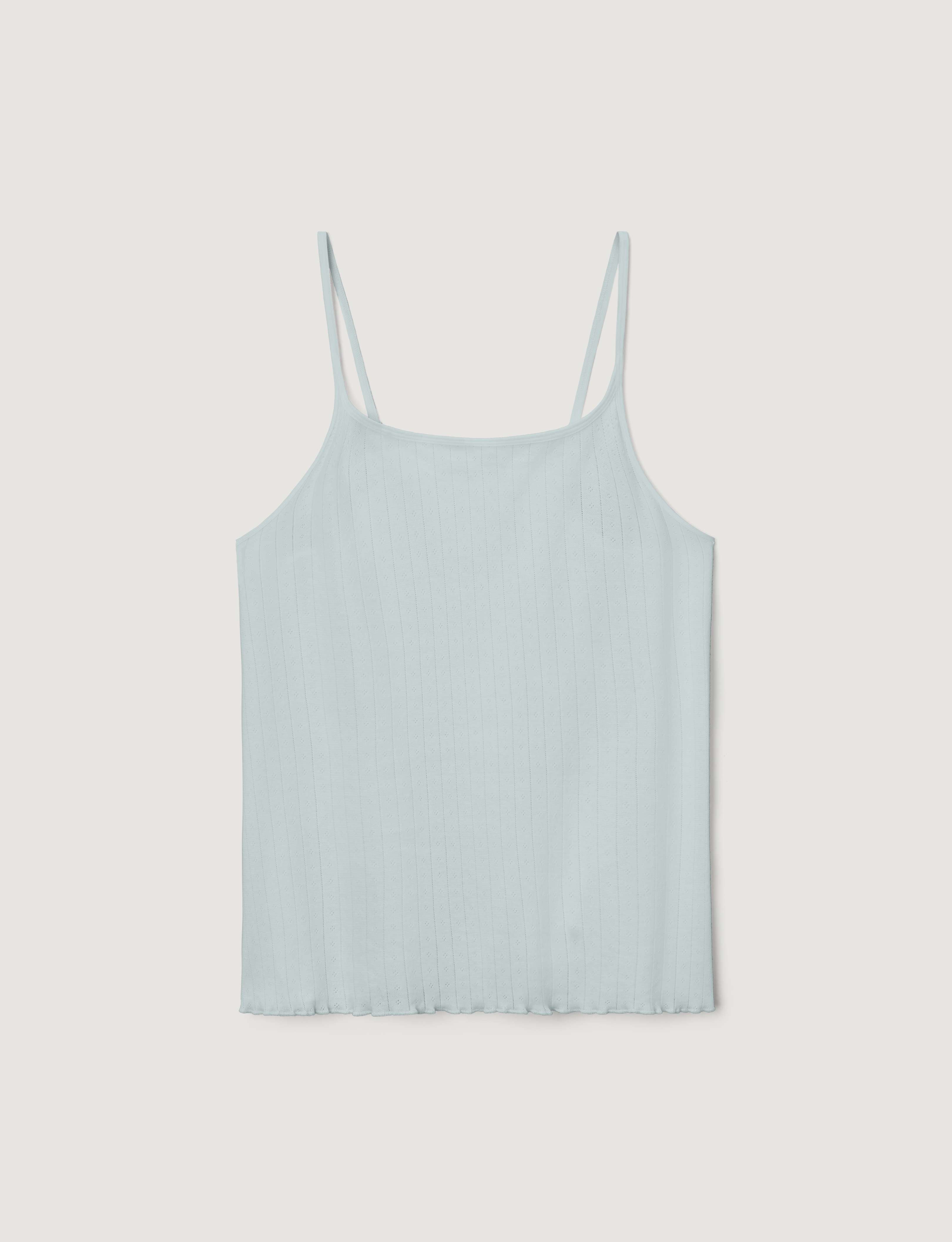 Women's Cotton Pointelle Rib Camisole