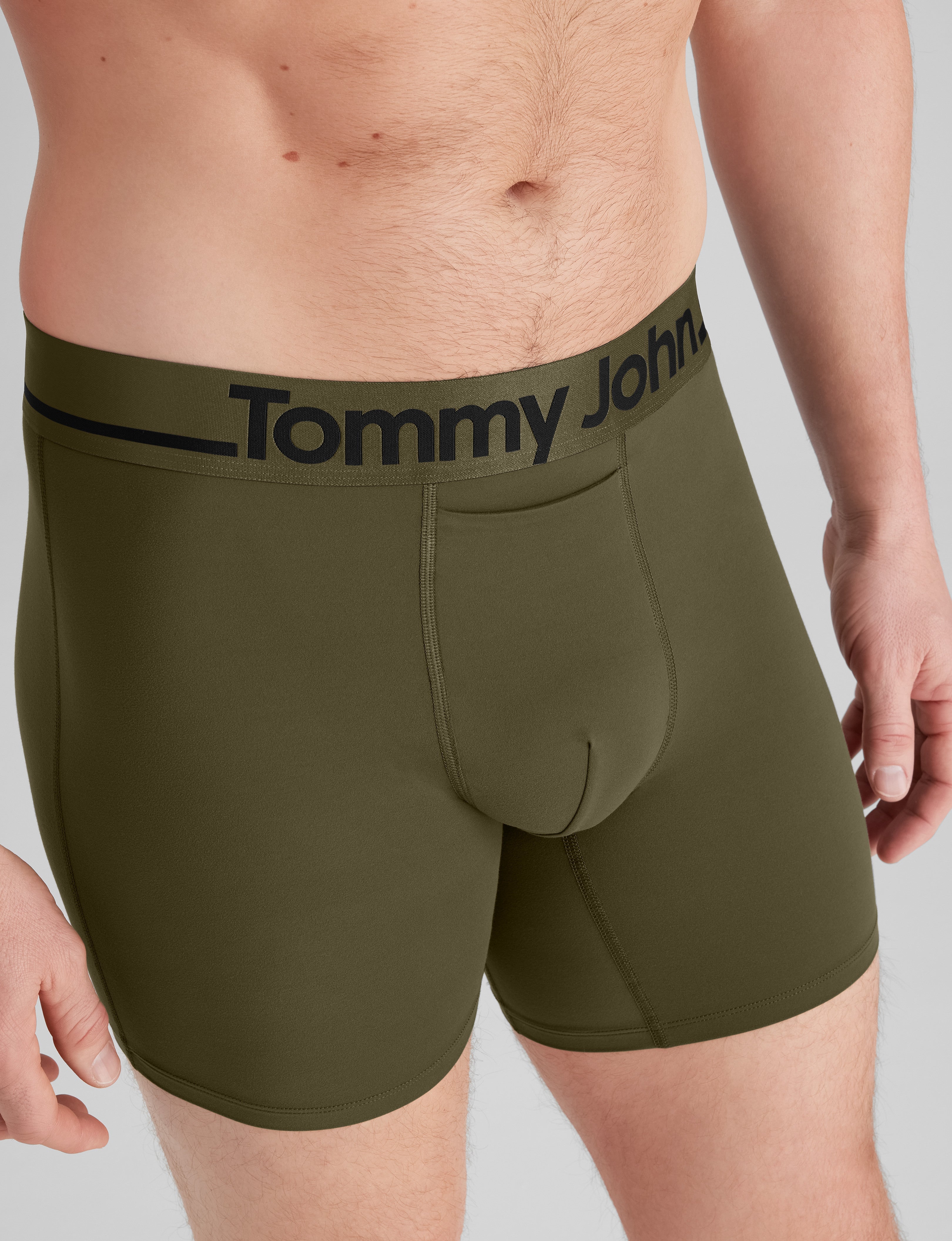 DriComfort® Mid-Length Boxer Brief 6"