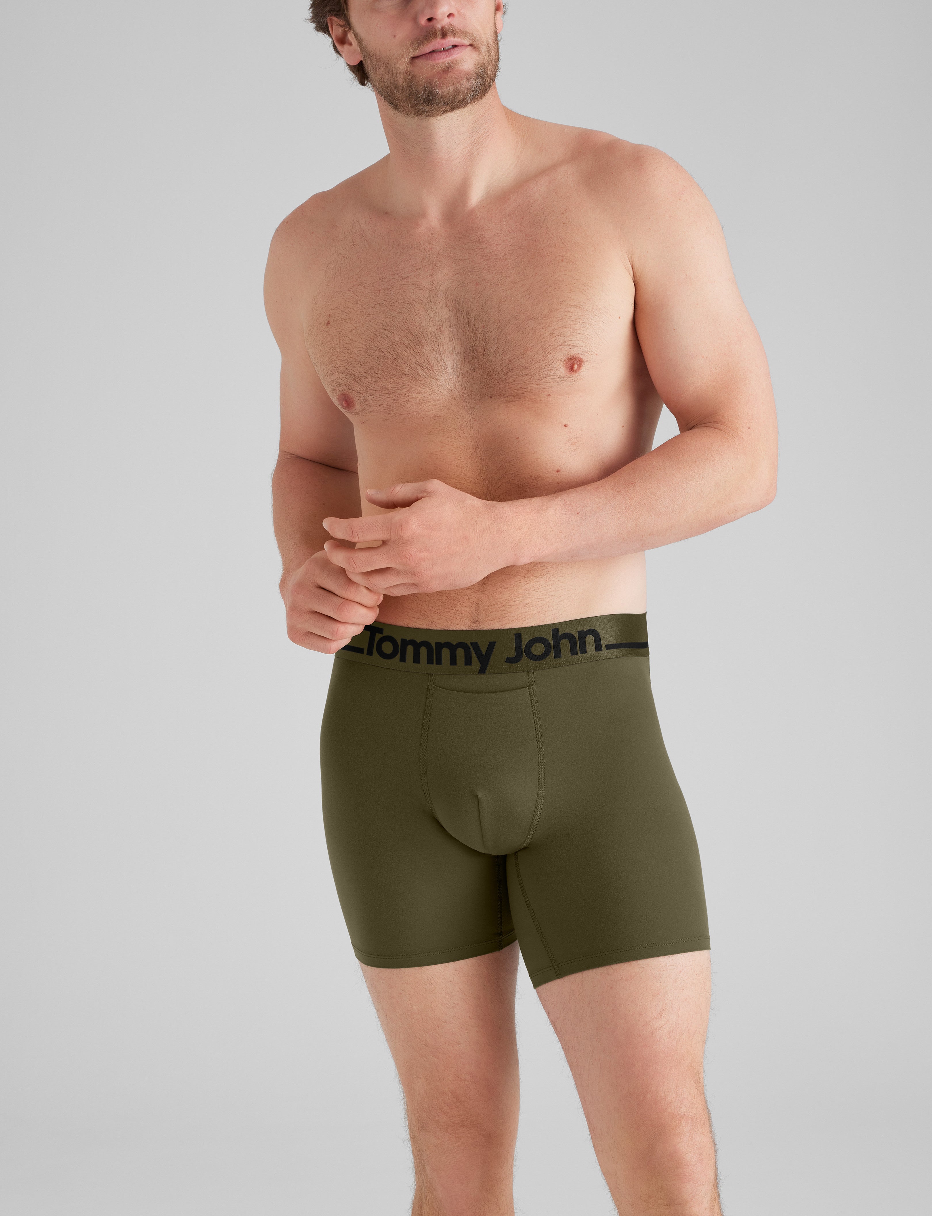 DriComfort® Mid-Length Boxer Brief 6"