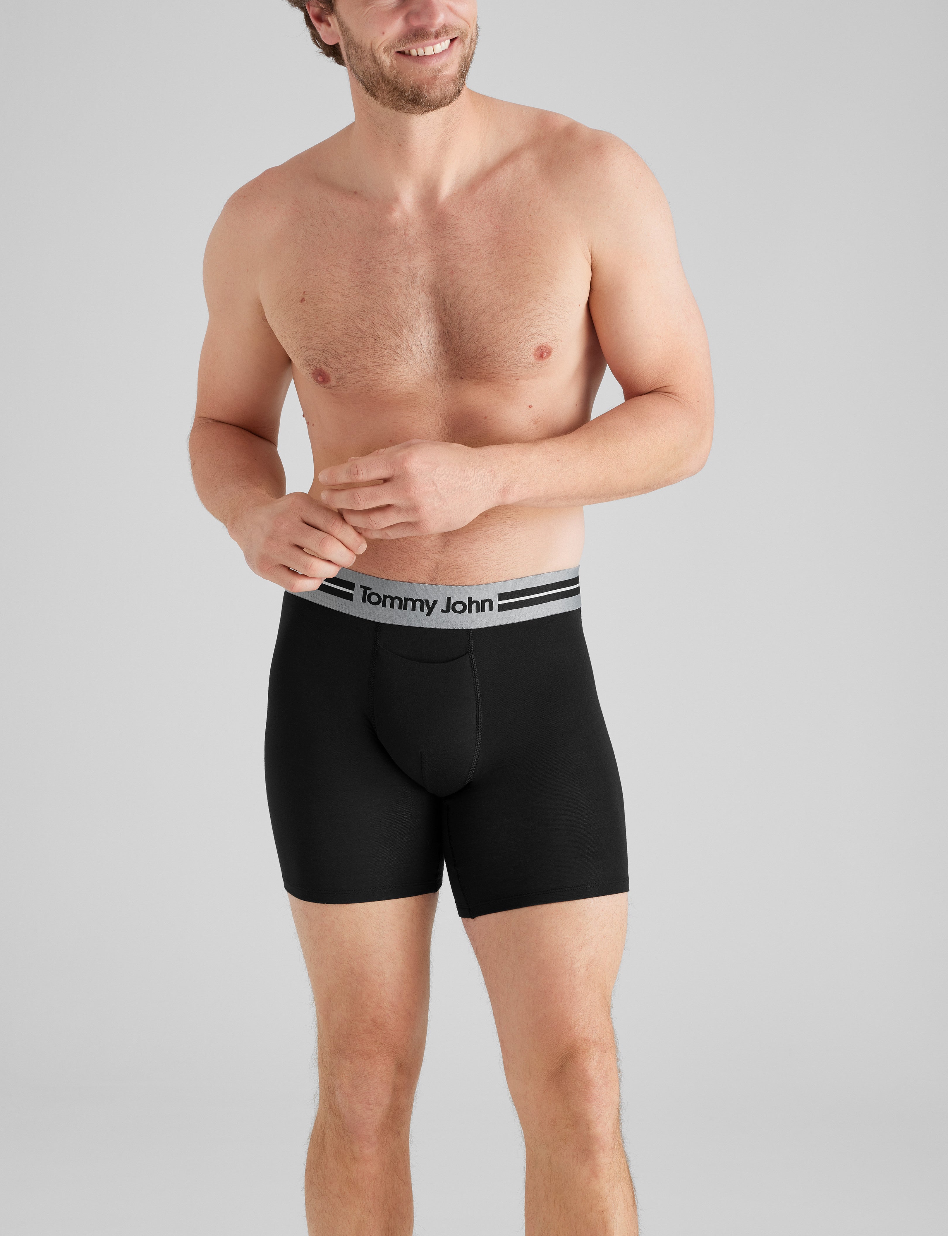 Second Skin Mid-Length Boxer Brief 6"
