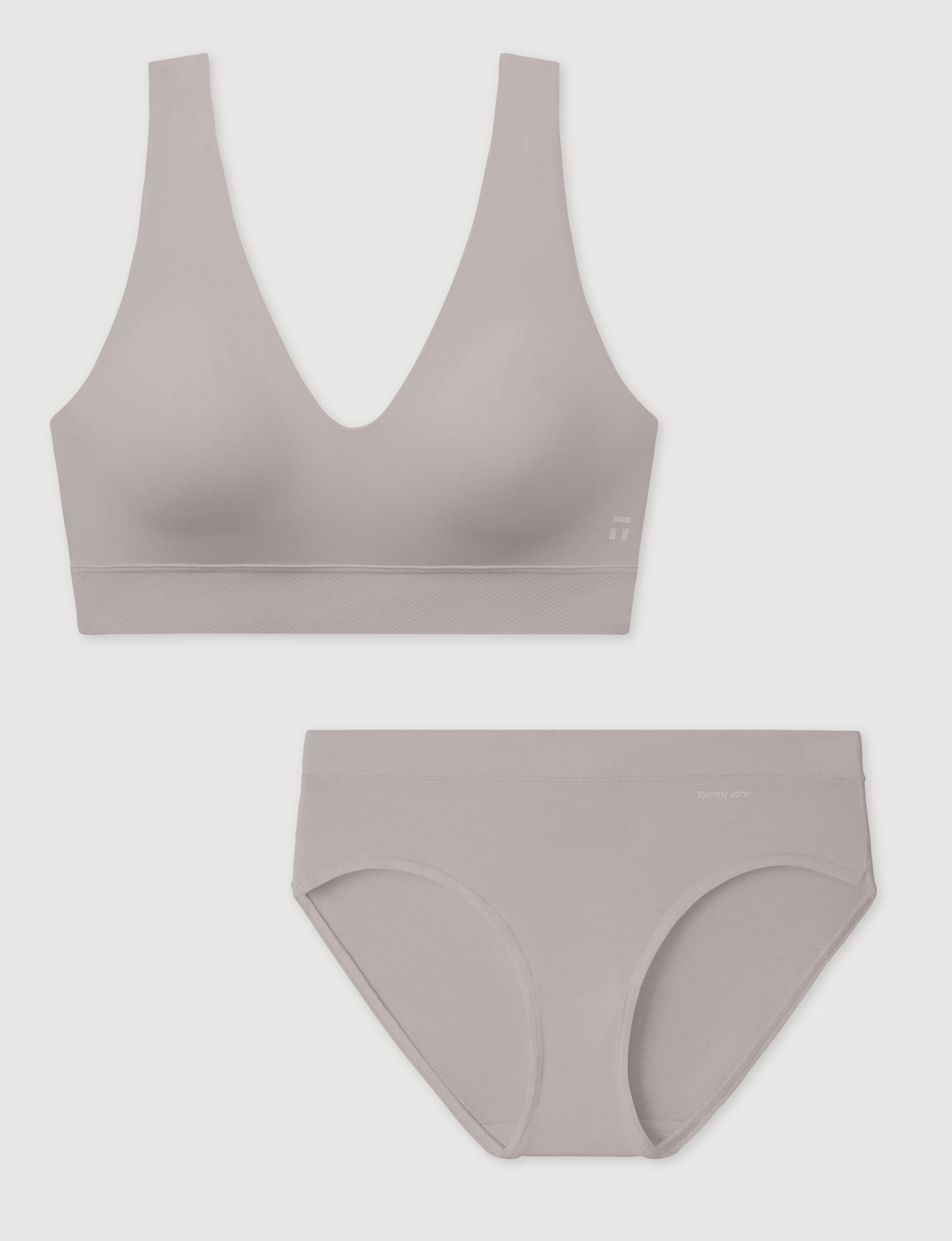 Second Skin Pullover V-Neck Bra & Brief Set