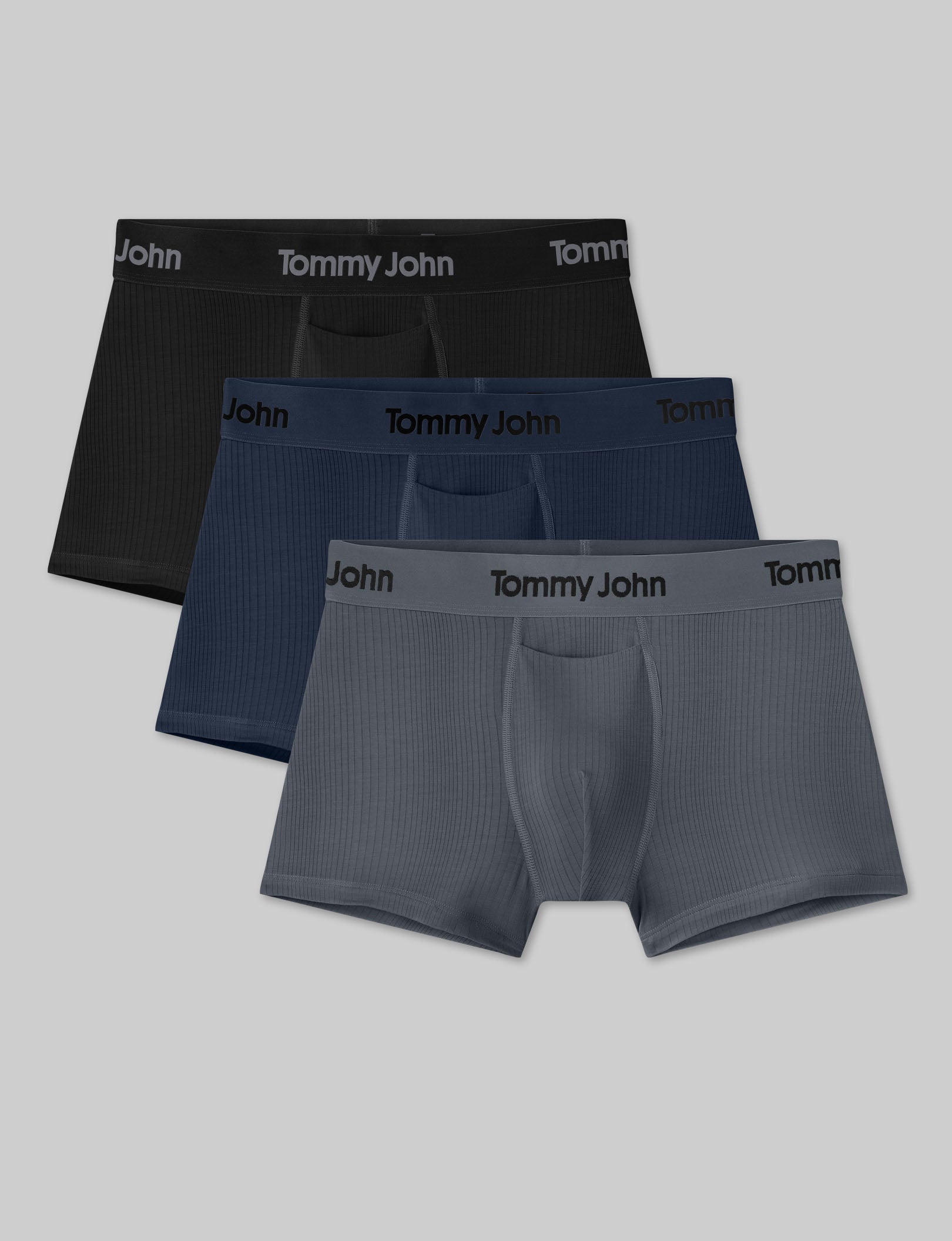 Second Skin Luxe Rib Square Cut 2" (3-Pack)