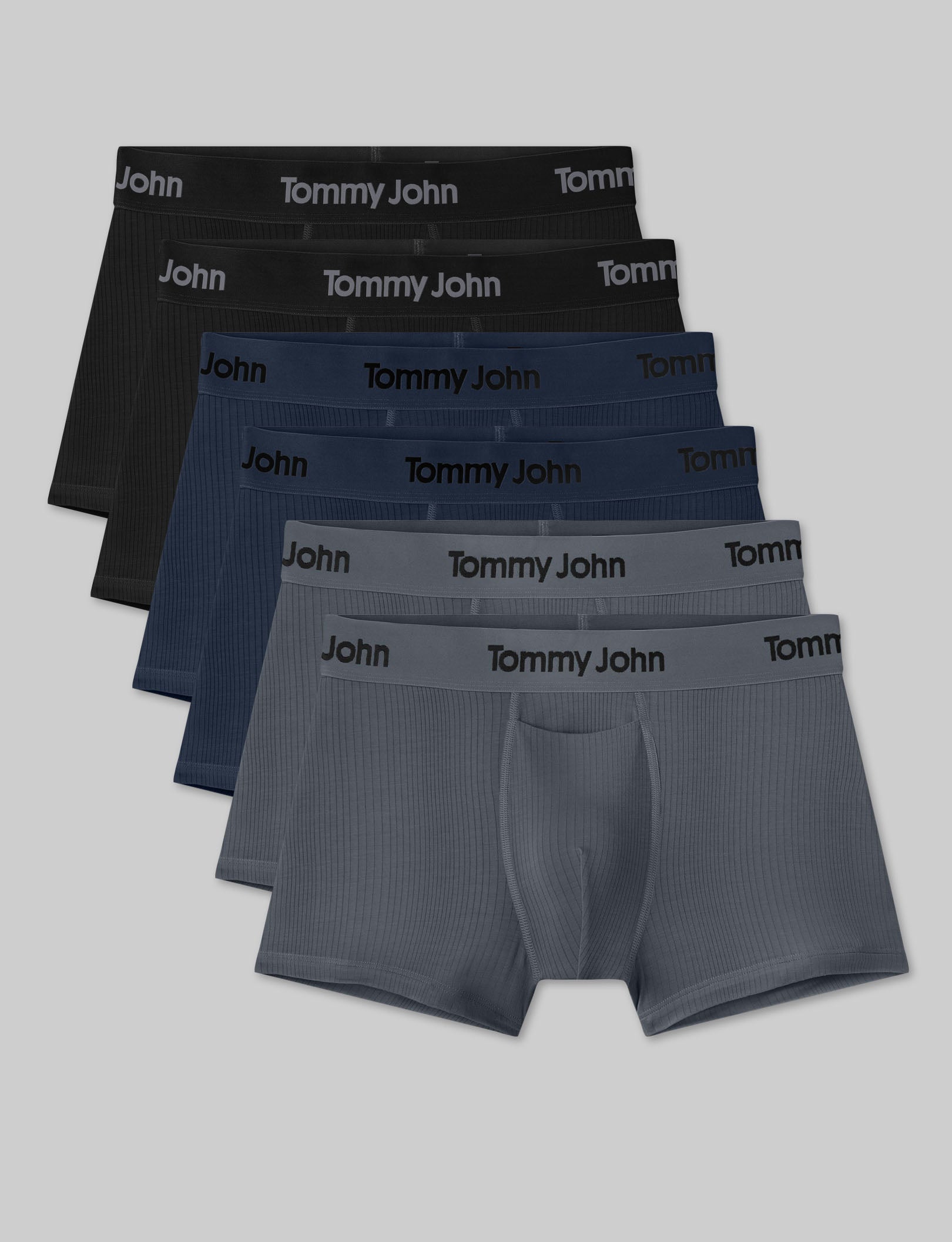 Second Skin Luxe Rib Square Cut 2" (6-Pack)
