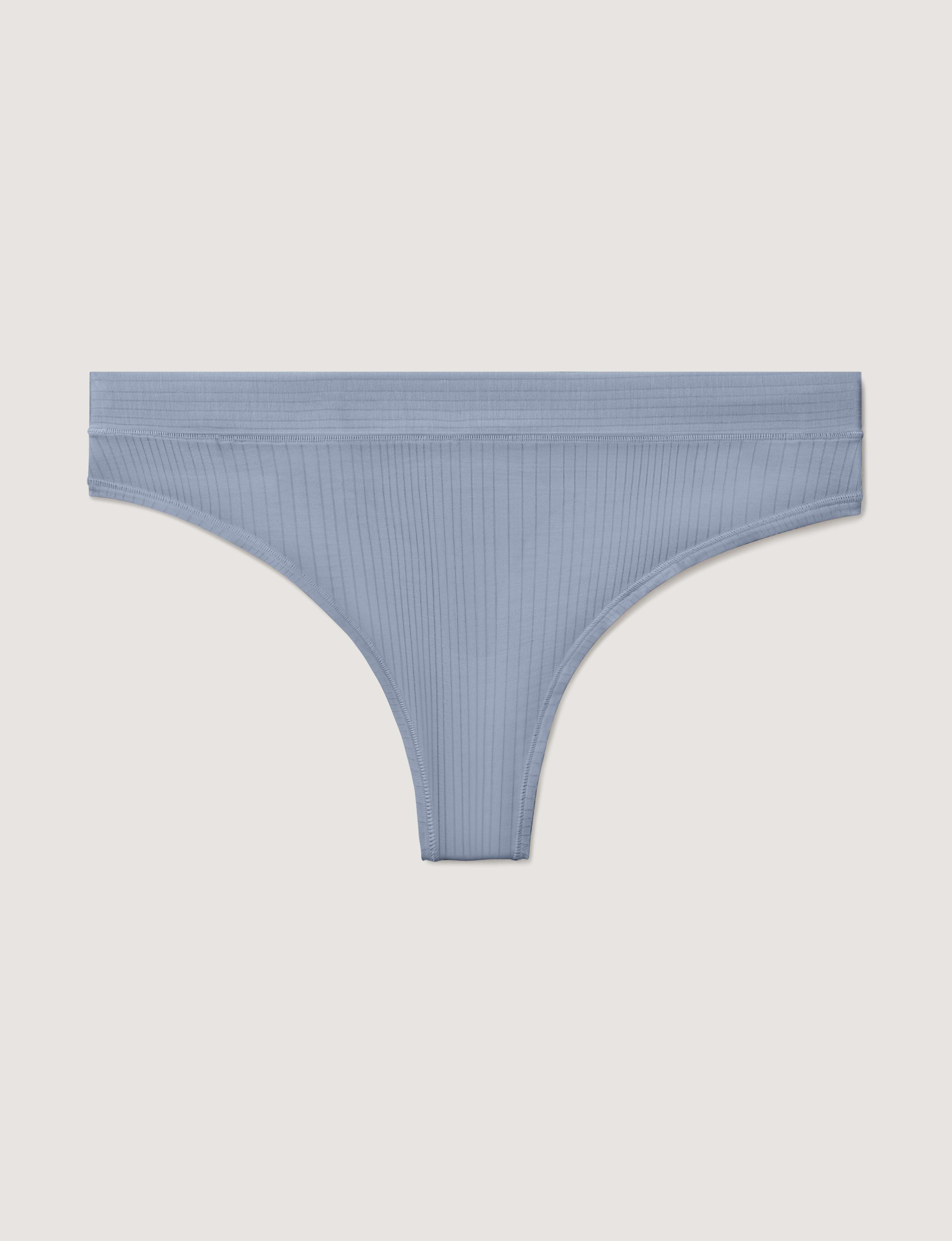 Women's Second Skin Luxe Rib Thong