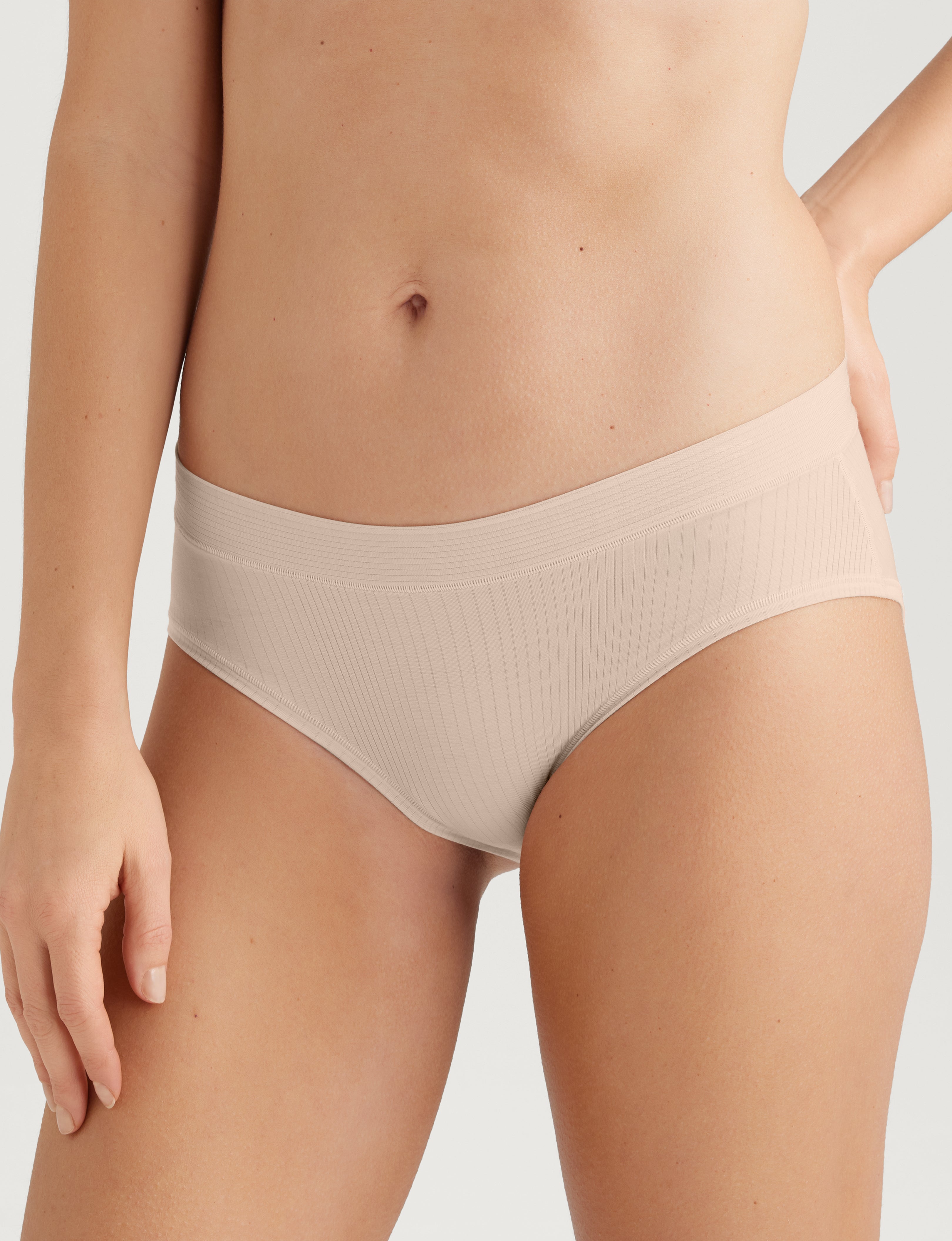 Women's Second Skin Luxe Rib Brief (3-Pack)