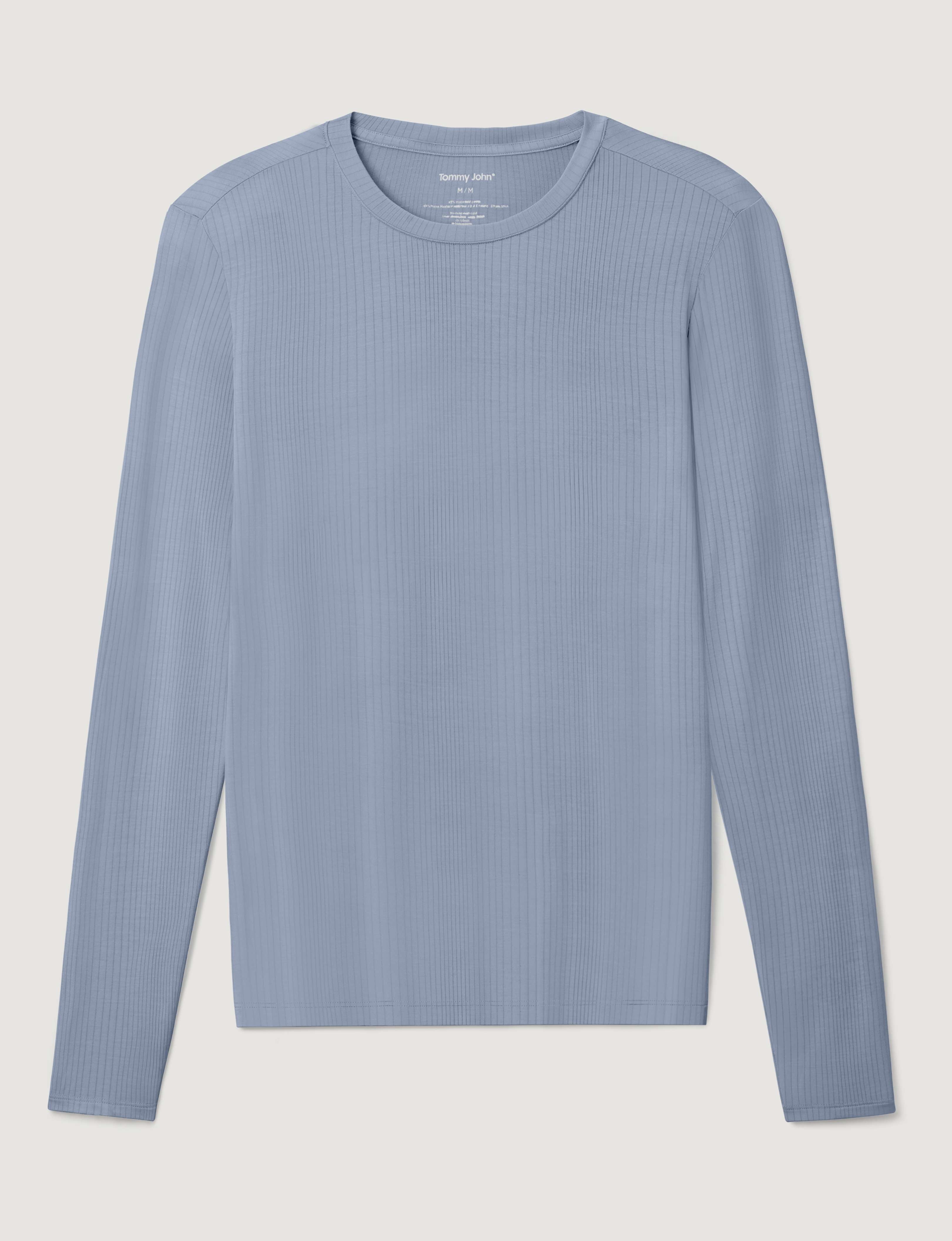 Women's Second Skin Luxe Rib Long Sleeve Crew Neck
