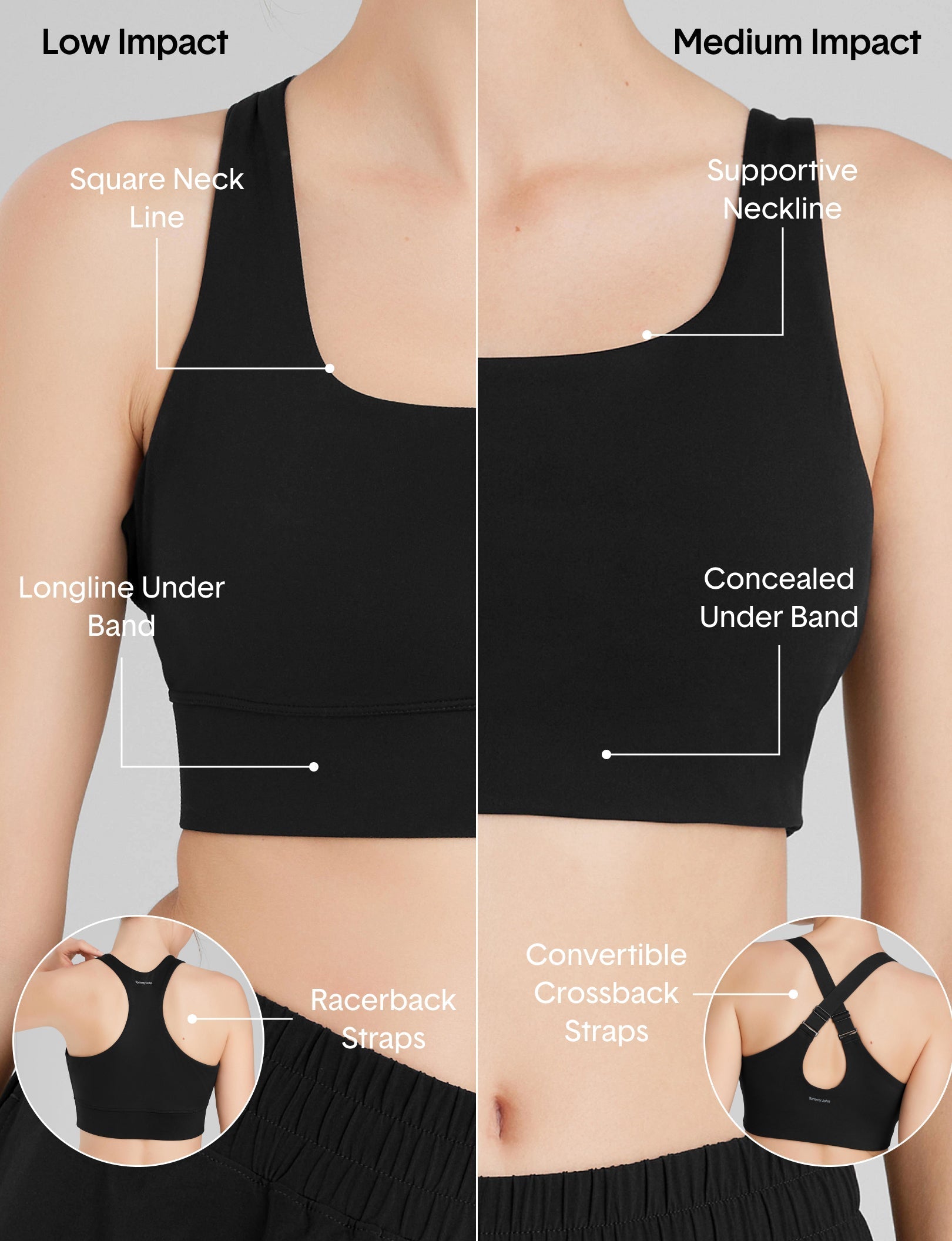 Medium Impact Adjustable Sports Bra