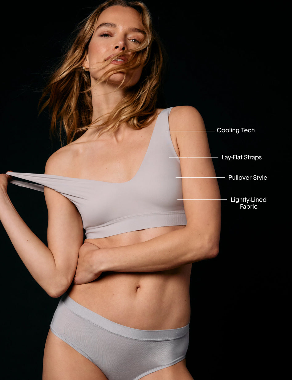 Second Skin Pullover V-Neck Bra